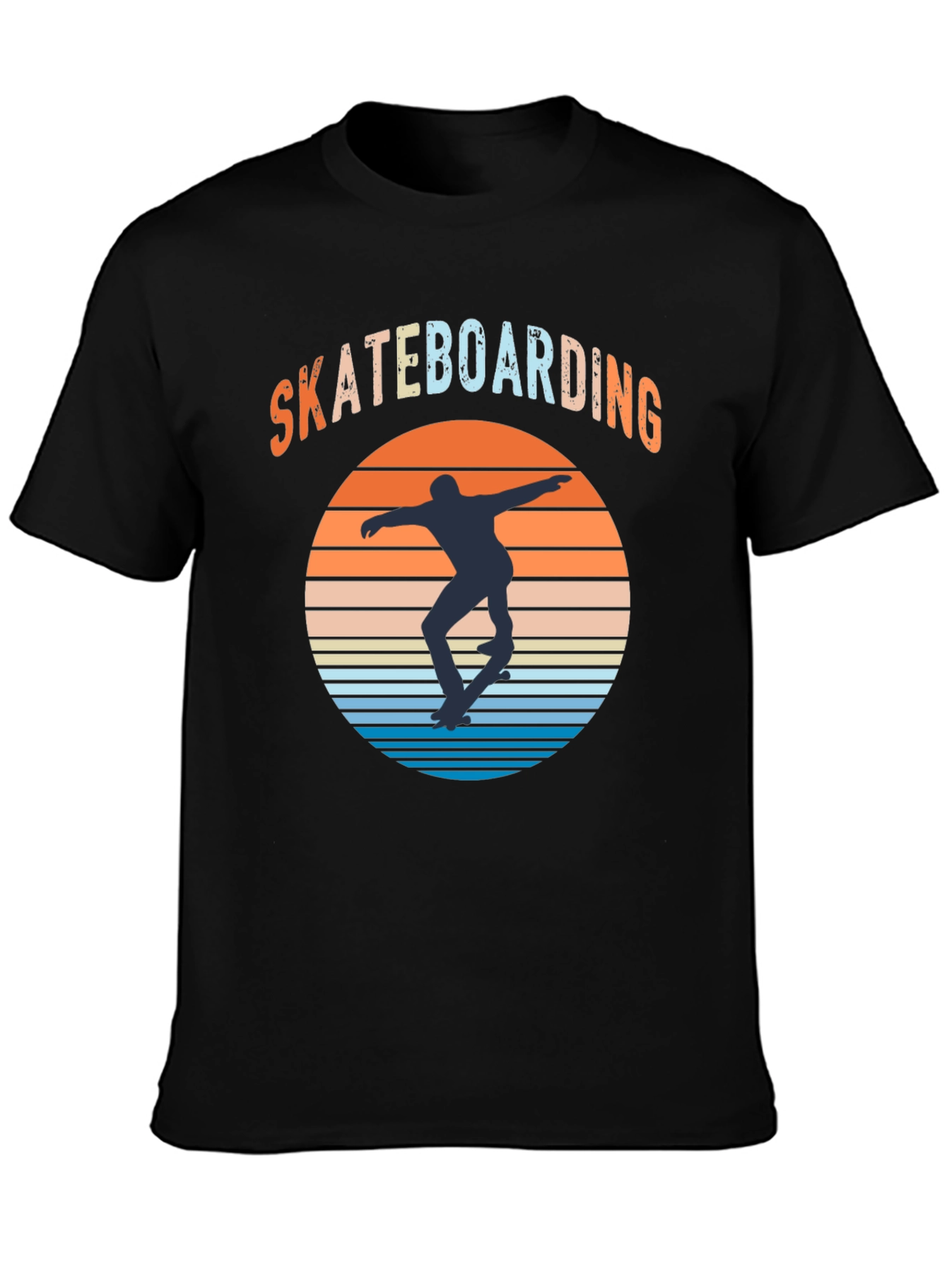 Skateboarding Sunset Graphic Tee - Ride in Style