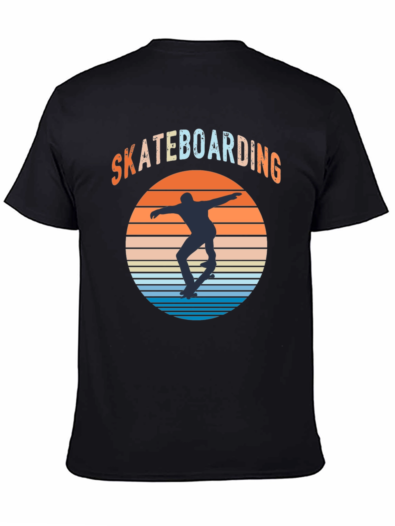 Skateboarding Sunset Graphic Tee - Ride in Style