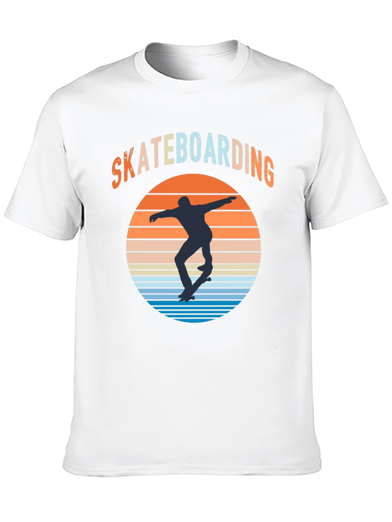 Skateboarding Sunset Graphic Tee - Ride in Style