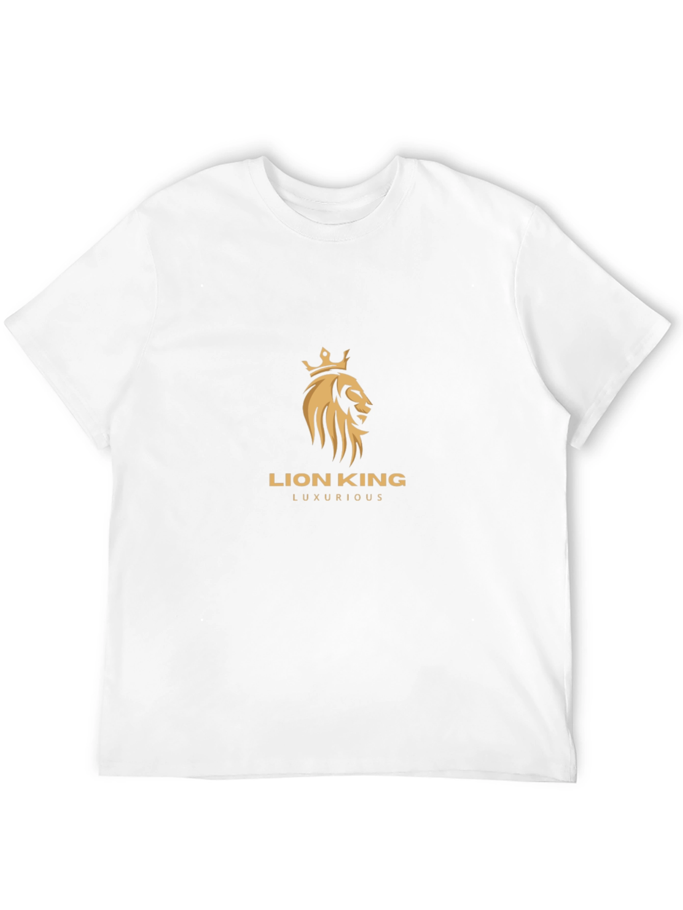 Lion King Luxurious Black T-Shirt