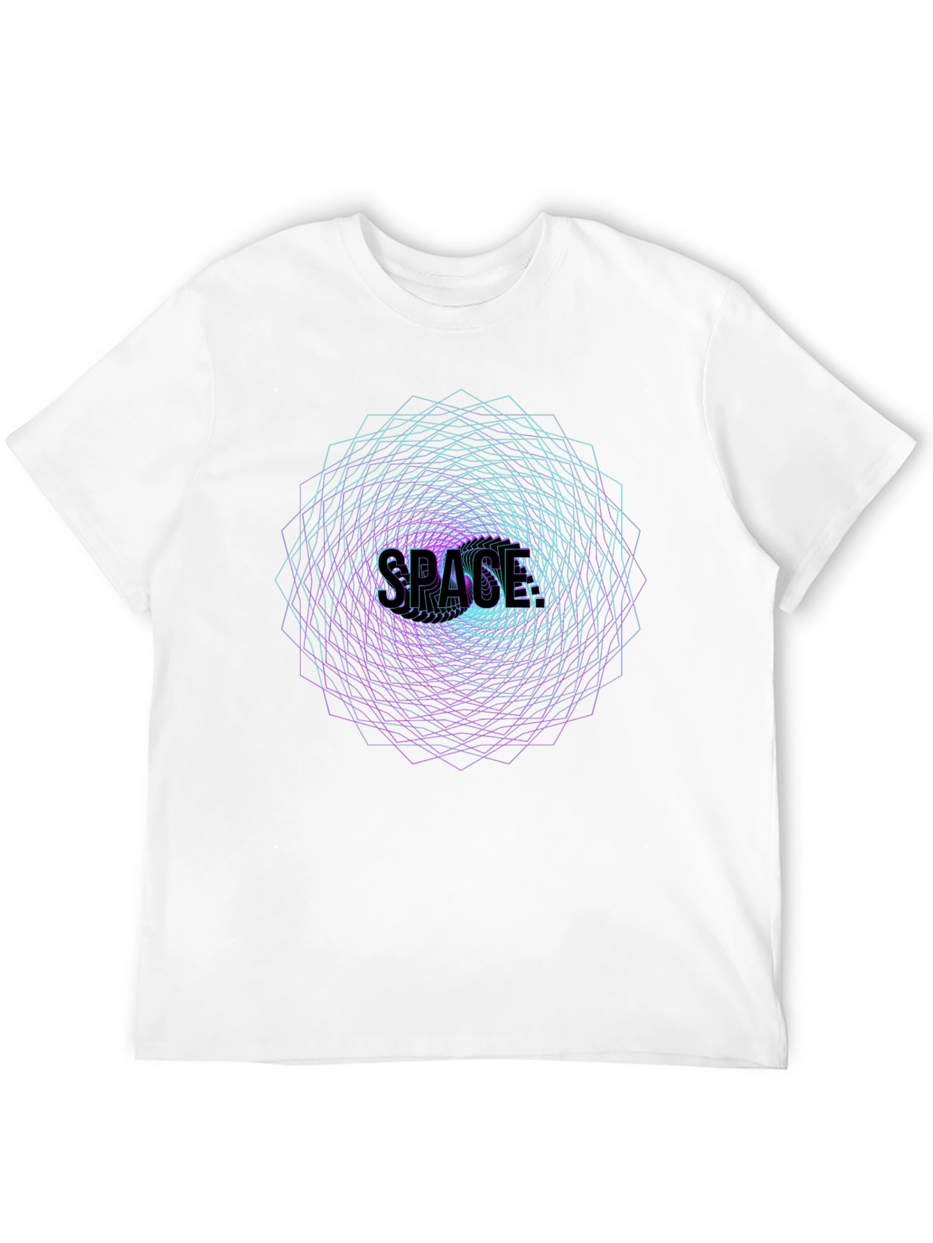 Space Vortex Graphic Tee - Premium Comfort