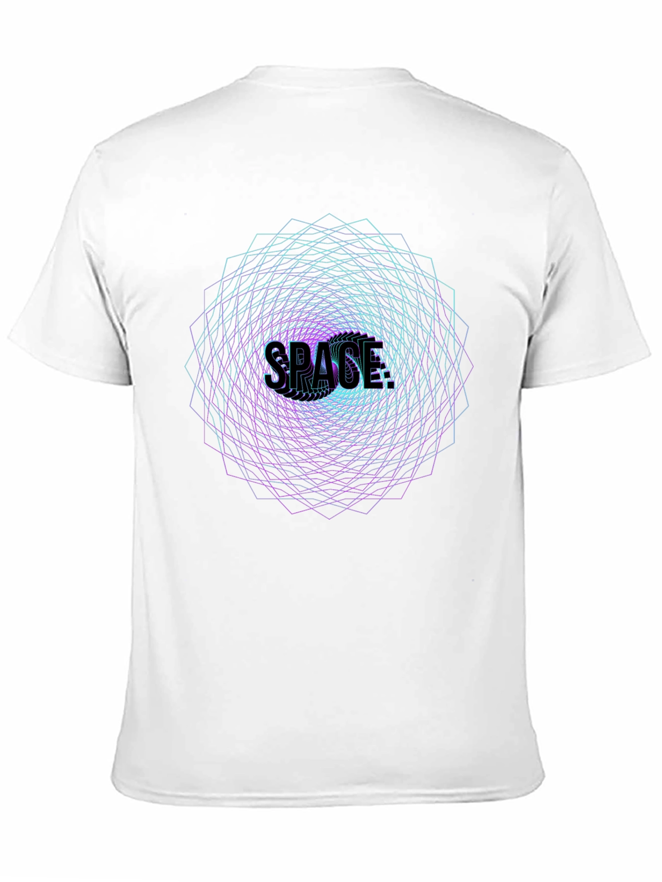 Space Vortex Graphic Tee - Premium Comfort