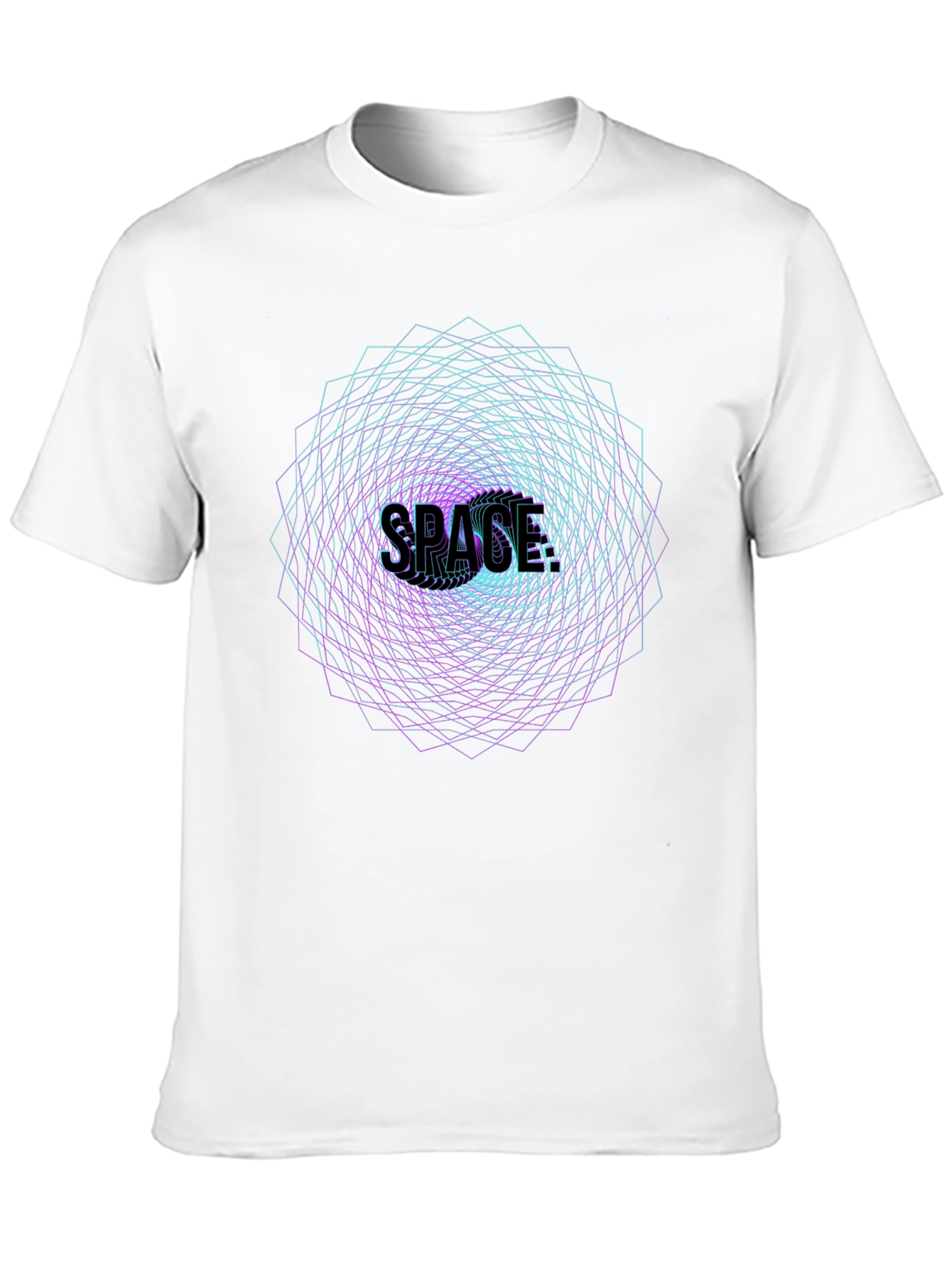 Space Vortex Graphic Tee - Premium Comfort