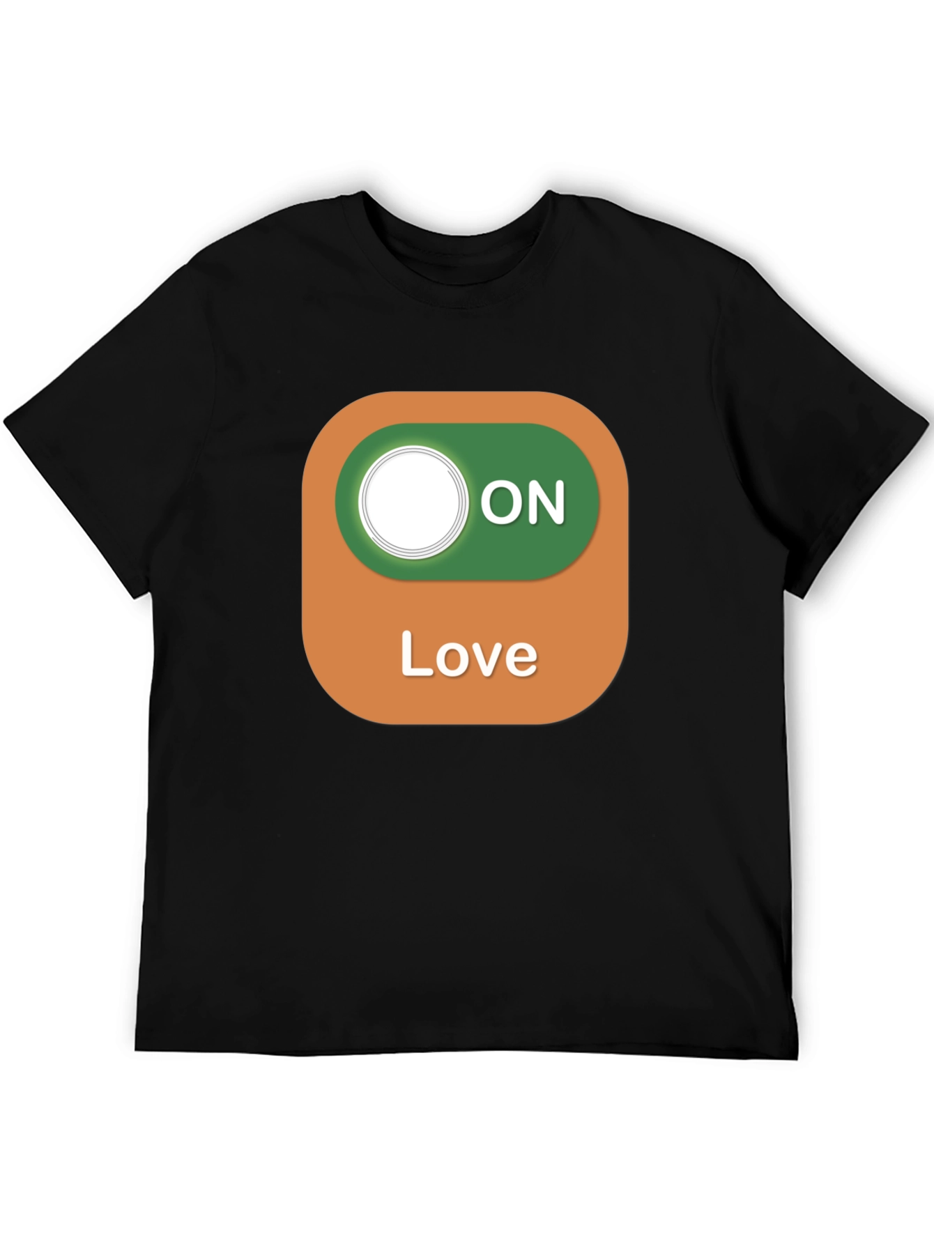 Love On Toggle Black T-Shirt