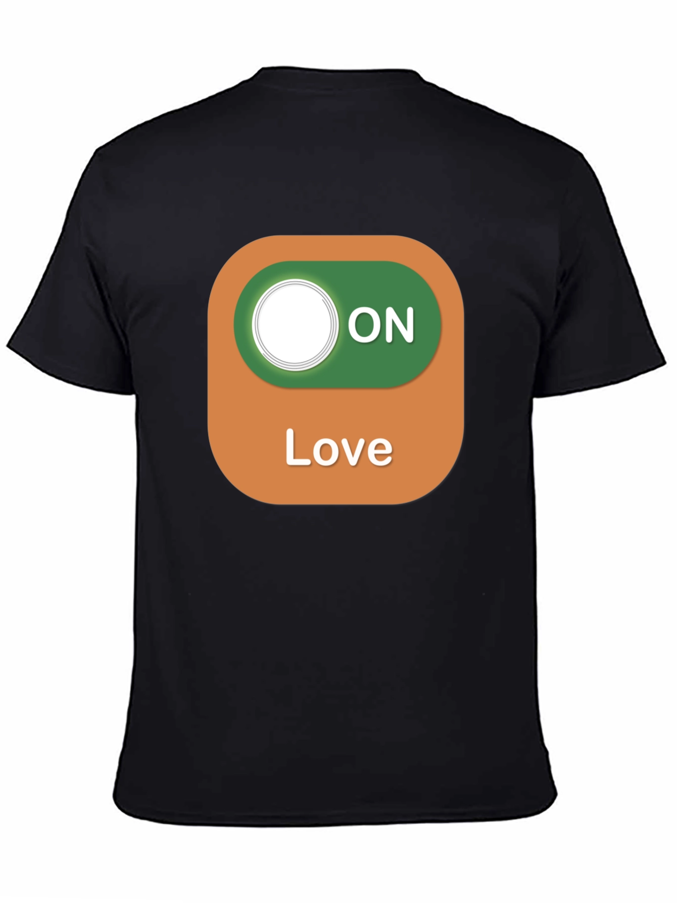 Love On Toggle Black T-Shirt