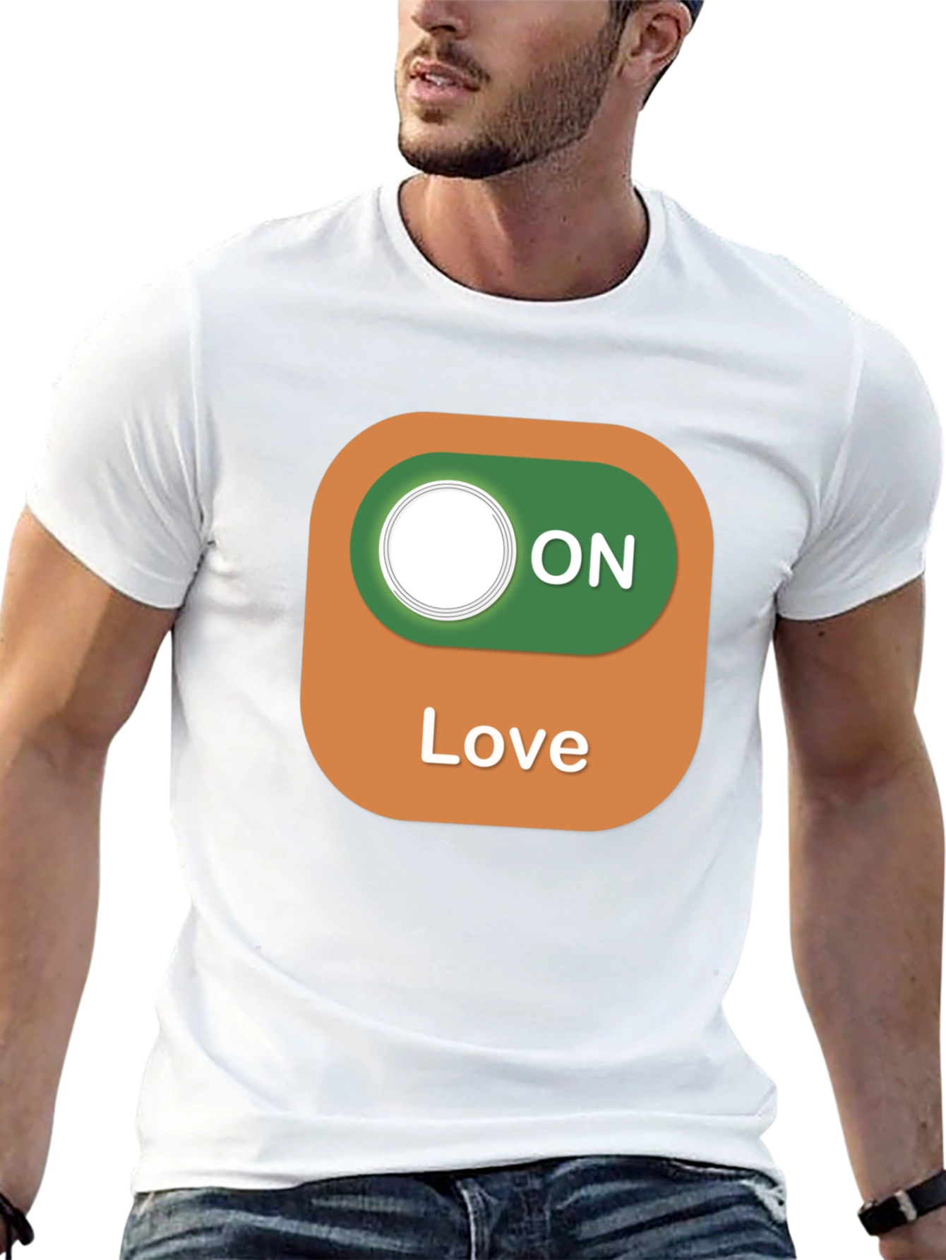 Love On Toggle Black T-Shirt