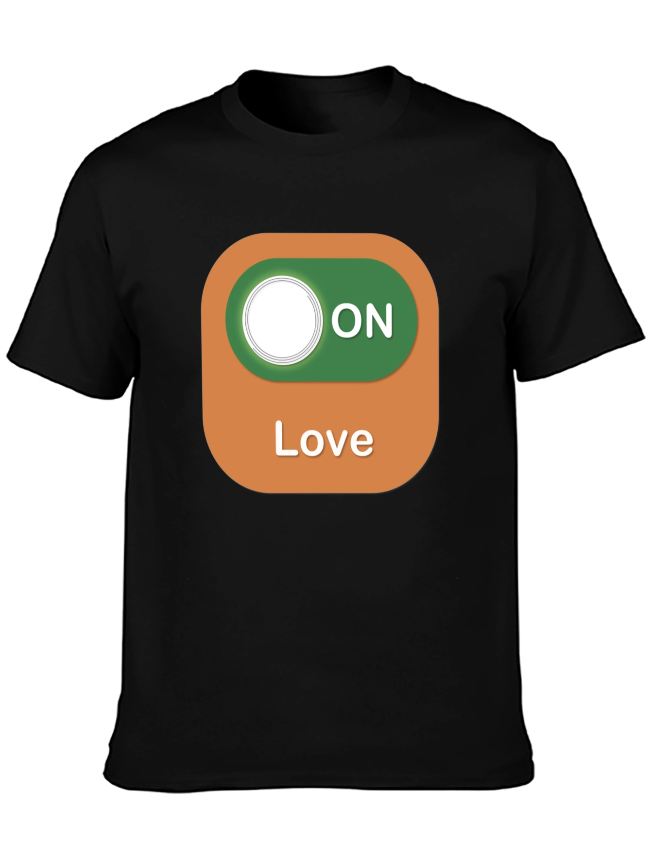 Love On Toggle Black T-Shirt