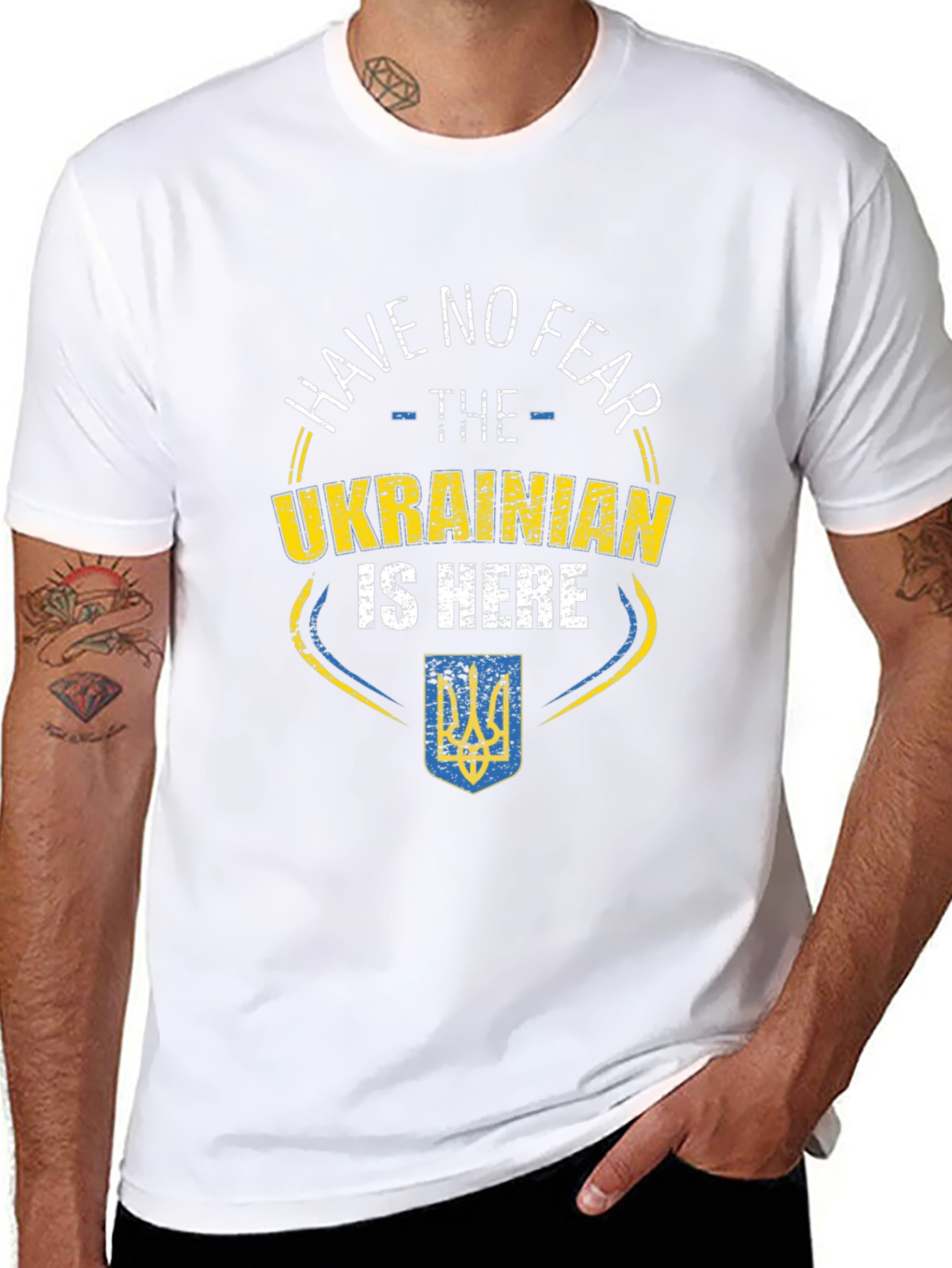 Ukrainian Pride Graphic Tee - Have No Fear