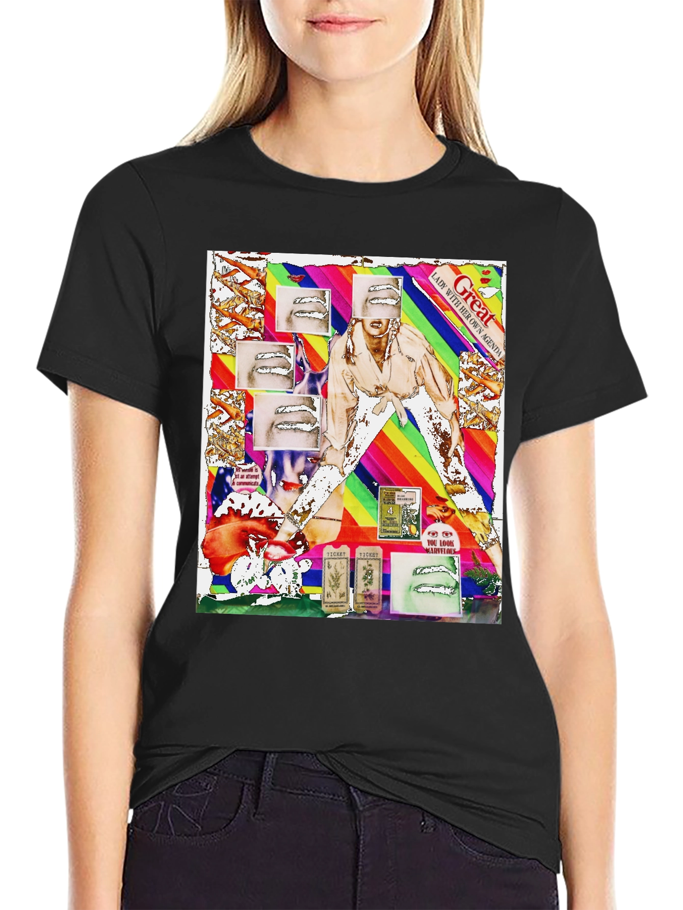 Unique Graphic Print T-Shirt