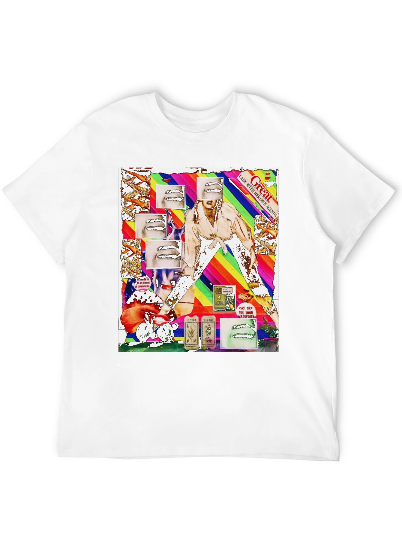 Unique Graphic Print T-Shirt