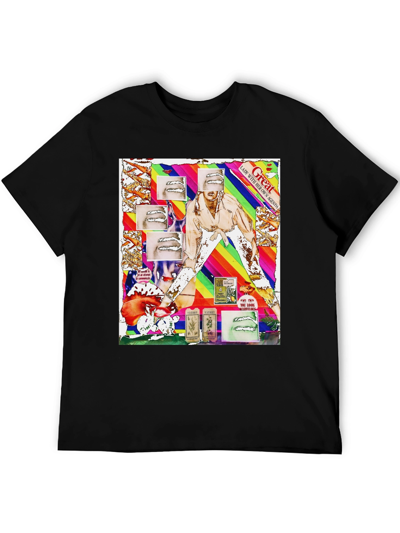 Unique Graphic Print T-Shirt
