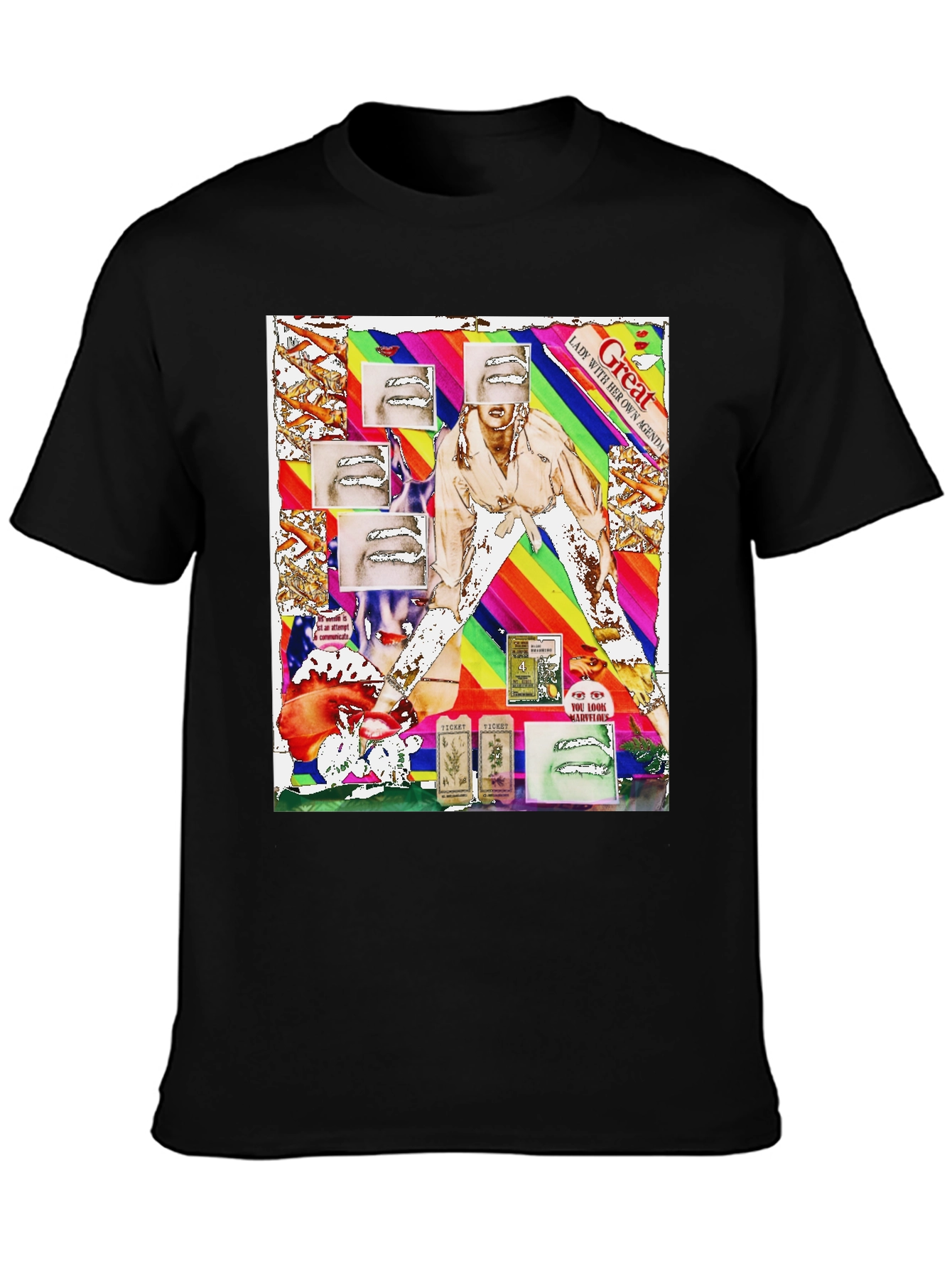 Unique Graphic Print T-Shirt