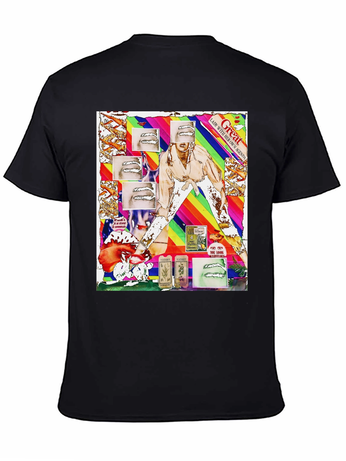 Unique Graphic Print T-Shirt