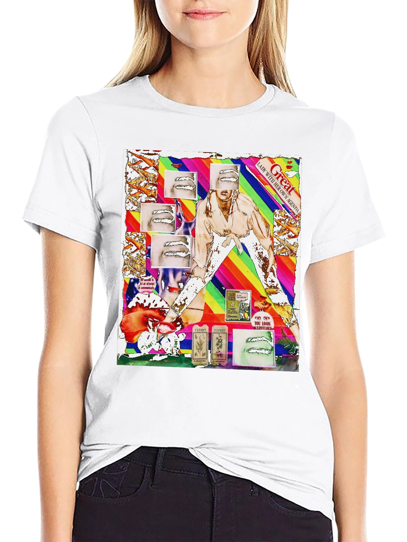 Unique Graphic Print T-Shirt