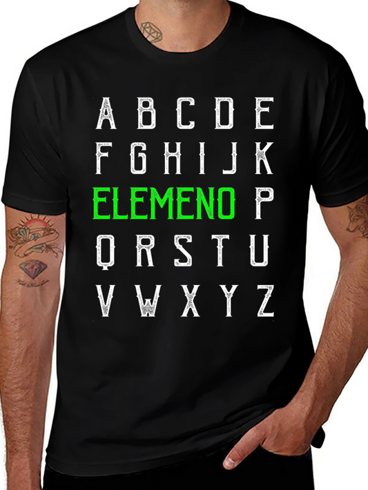 Alphabet Elemeno T-Shirt - ABC Green