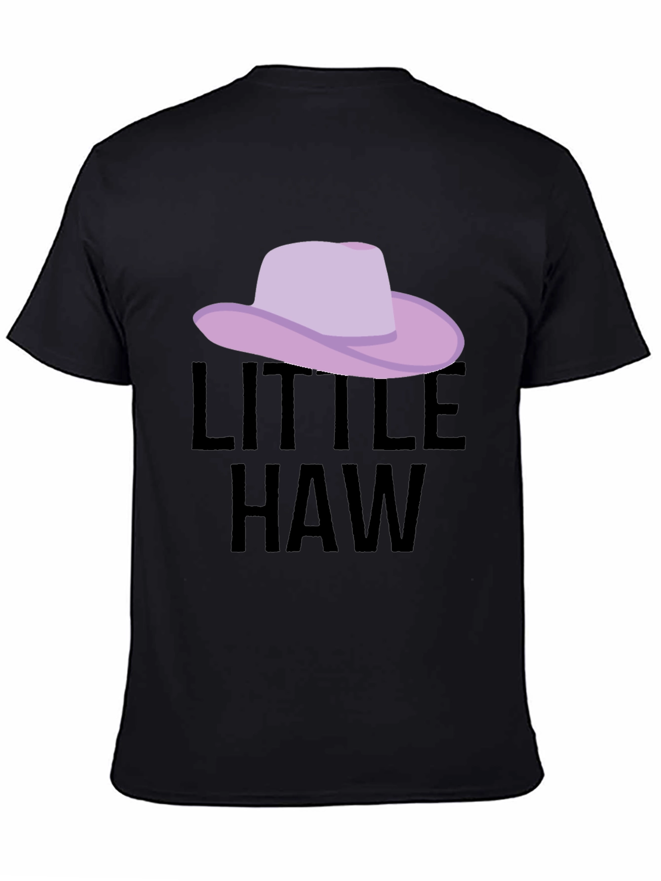 Little Haw T-Shirt - Novelty Cowboy Hat Tee