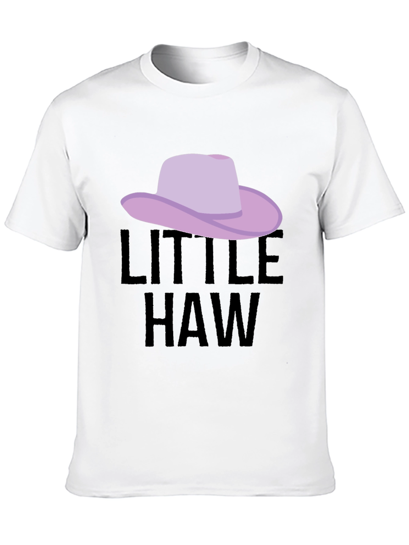 Little Haw T-Shirt - Novelty Cowboy Hat Tee
