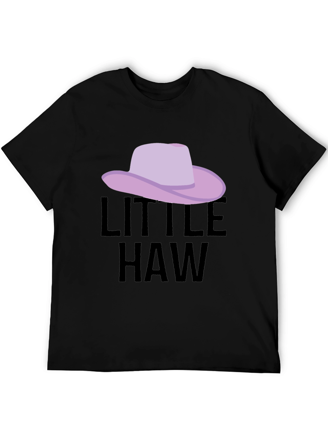 Little Haw T-Shirt - Novelty Cowboy Hat Tee
