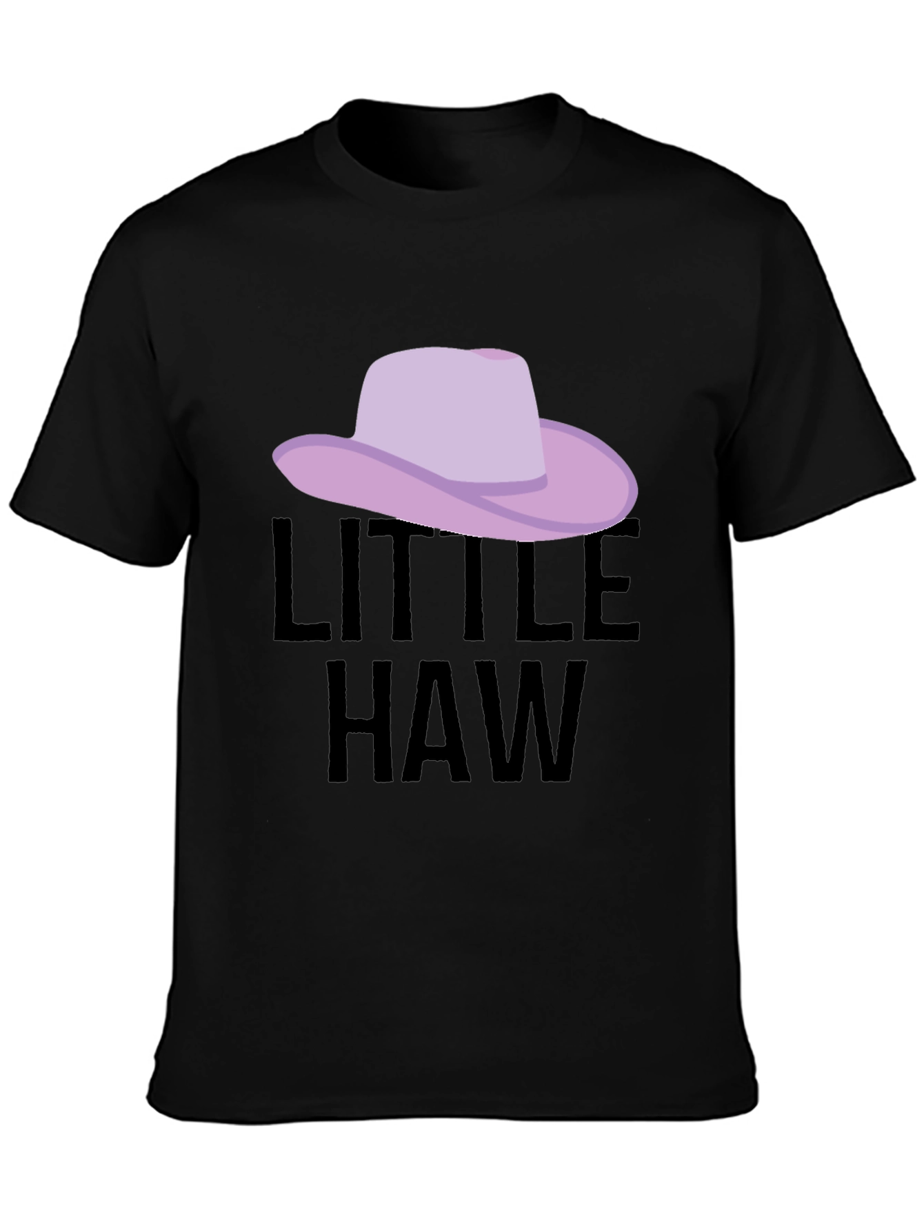 Little Haw T-Shirt - Novelty Cowboy Hat Tee