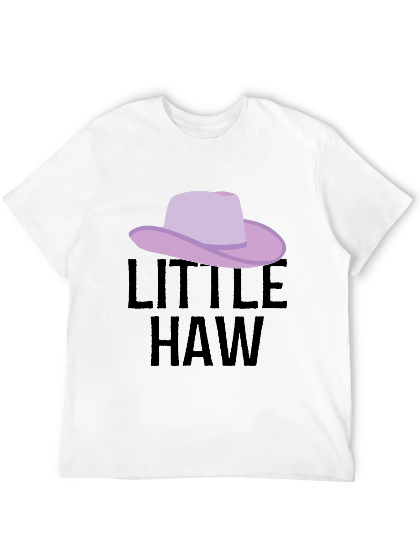 Little Haw T-Shirt - Novelty Cowboy Hat Tee