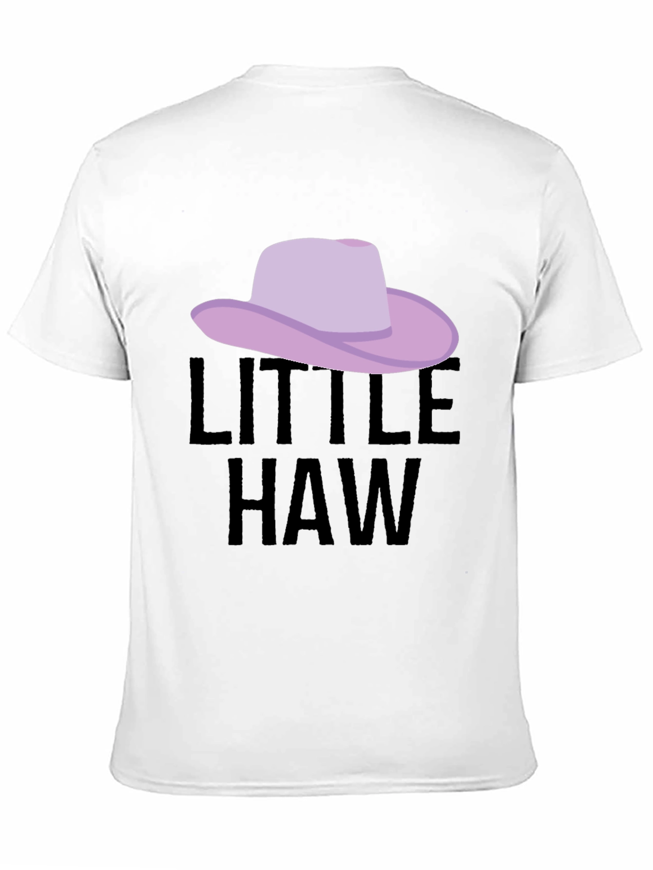 Little Haw T-Shirt - Novelty Cowboy Hat Tee
