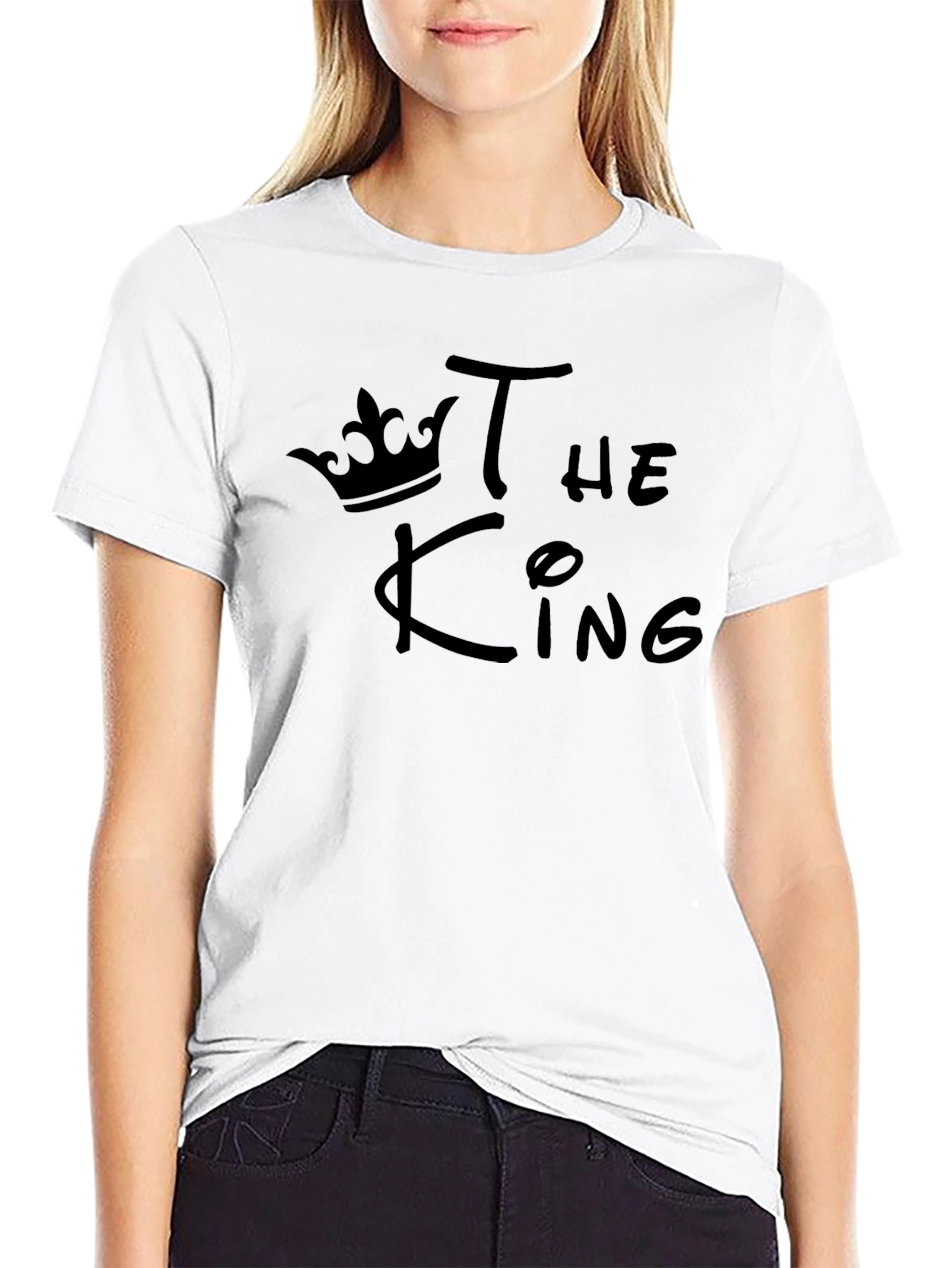 The King Black T-Shirt - Crown Graphic