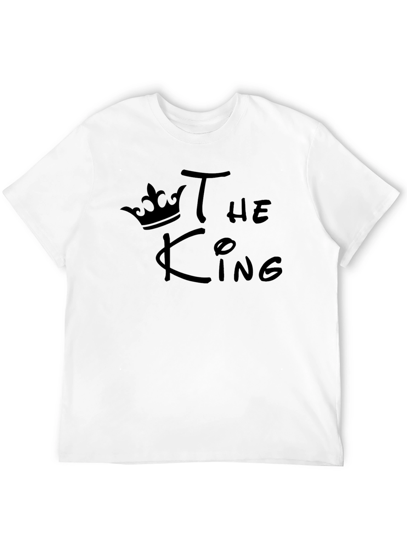 The King Black T-Shirt - Crown Graphic