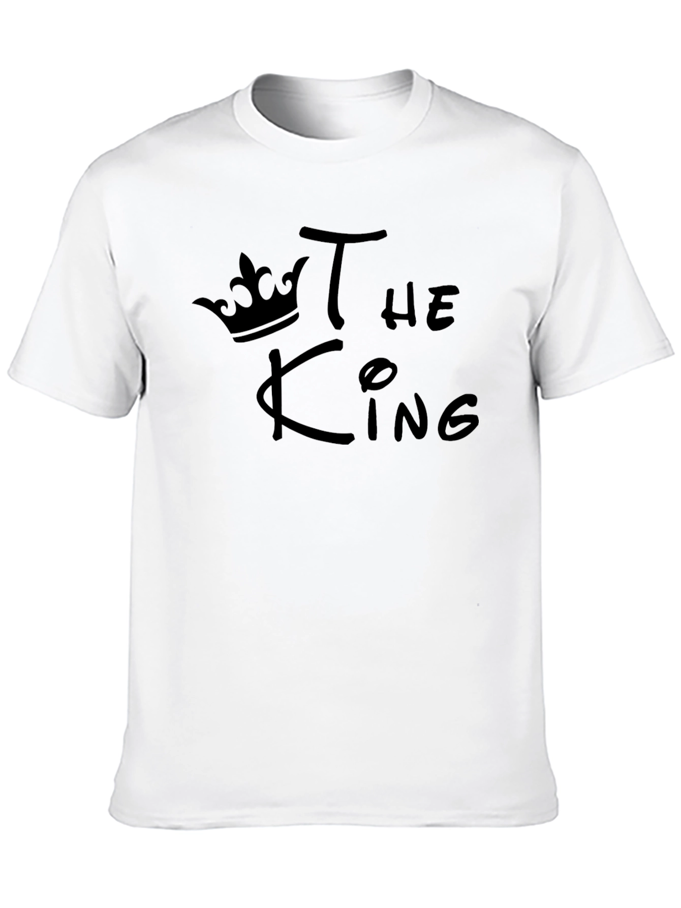 The King Black T-Shirt - Crown Graphic