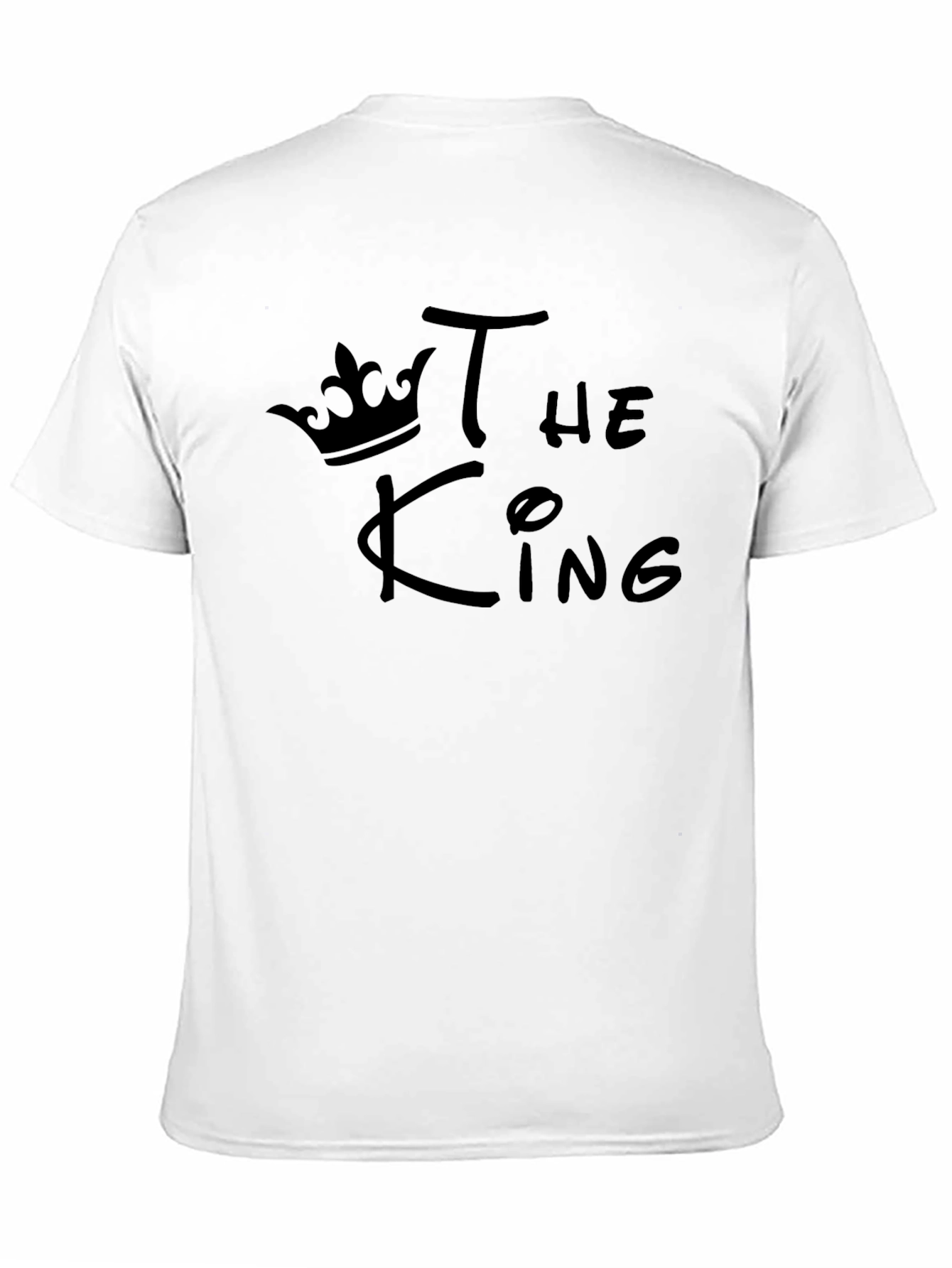 The King Black T-Shirt - Crown Graphic