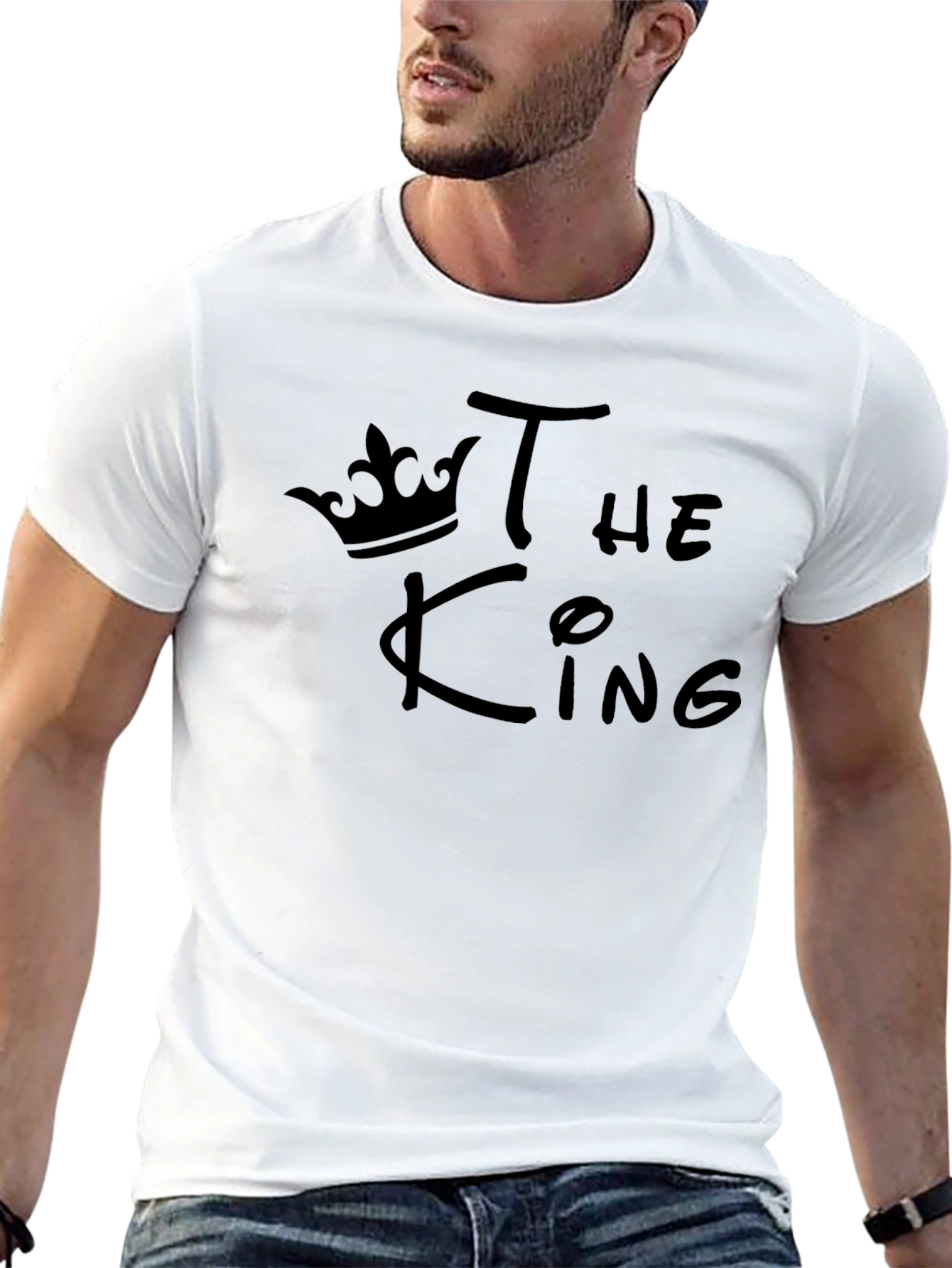 The King Black T-Shirt - Crown Graphic