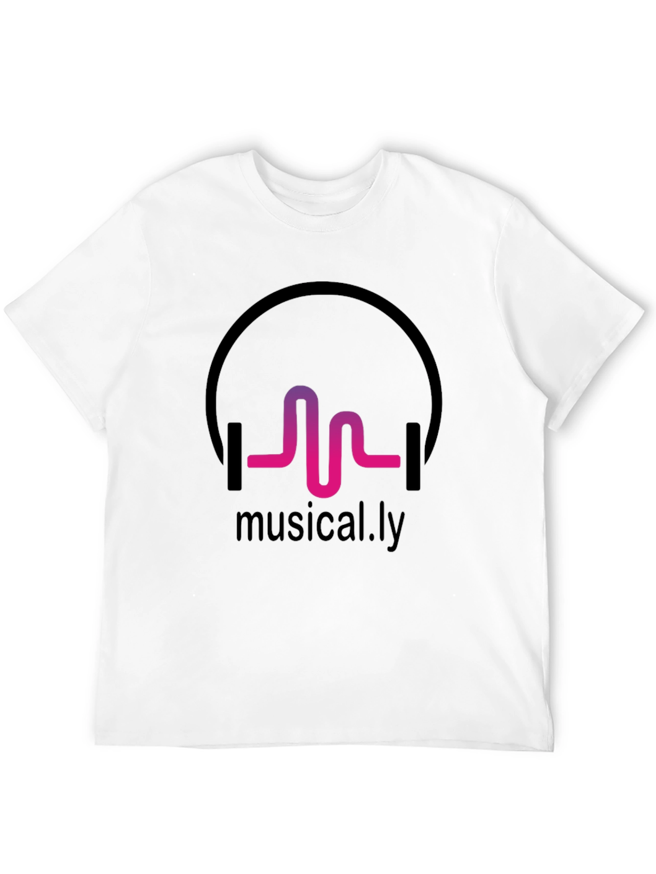 Musical.ly Black Graphic Tee