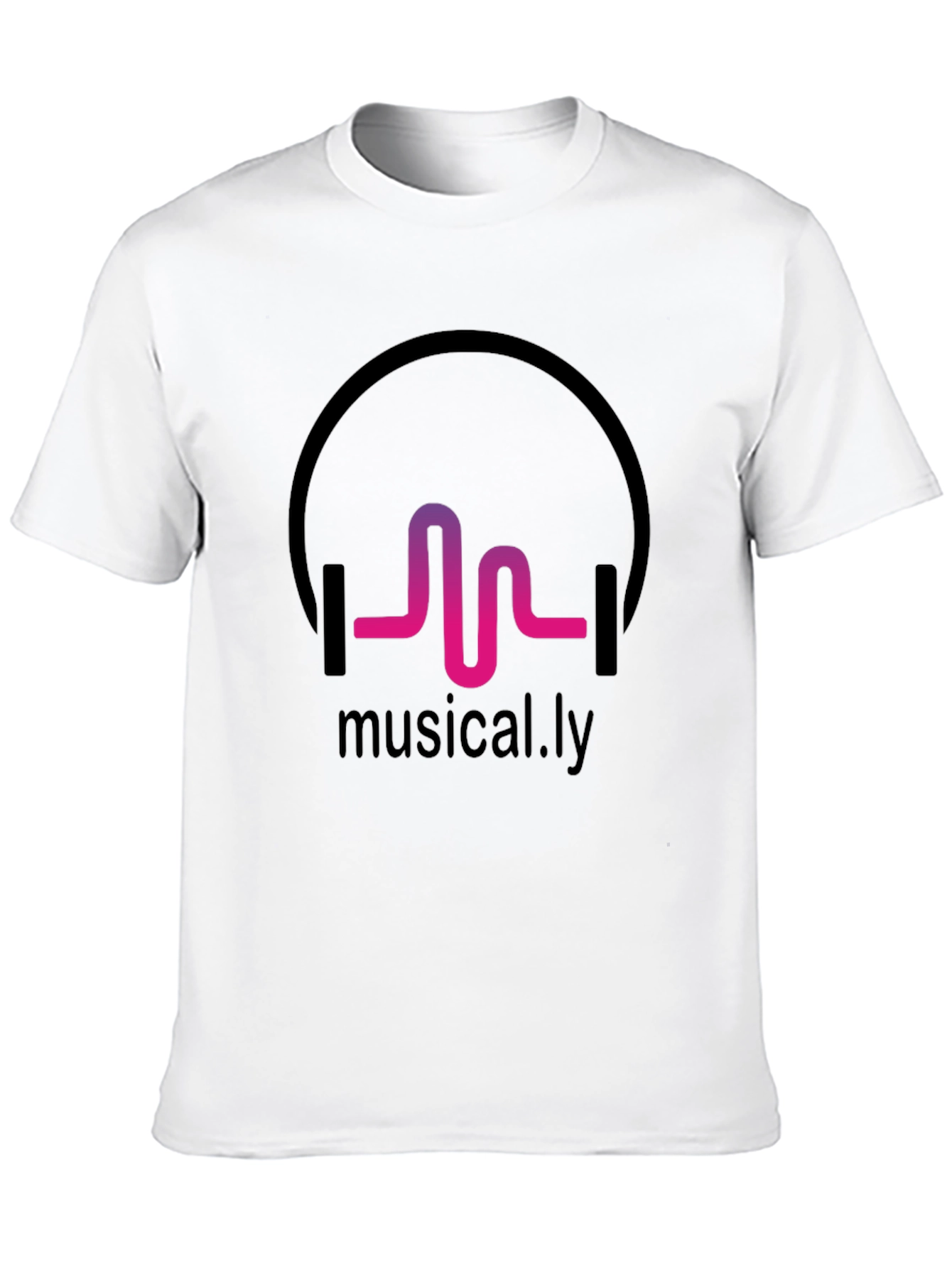 Musical.ly Black Graphic Tee