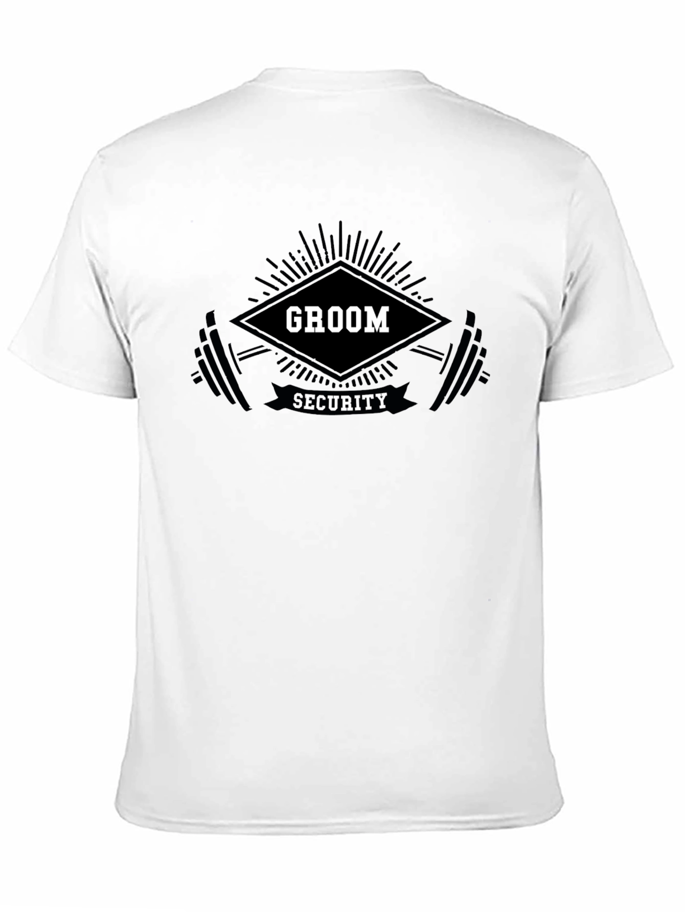 Groom Security T-Shirt Funny Wedding Party Tee