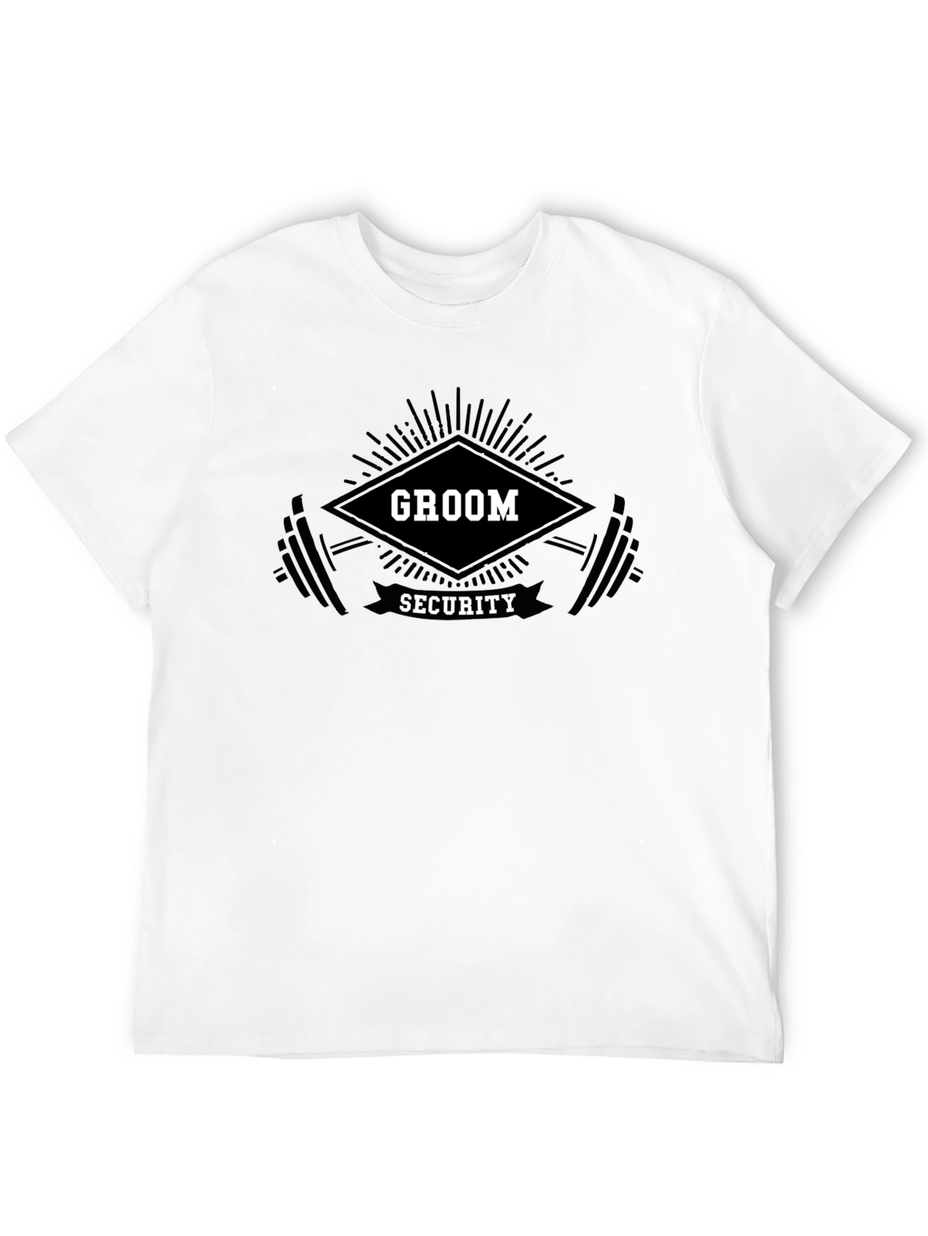Groom Security T-Shirt Funny Wedding Party Tee
