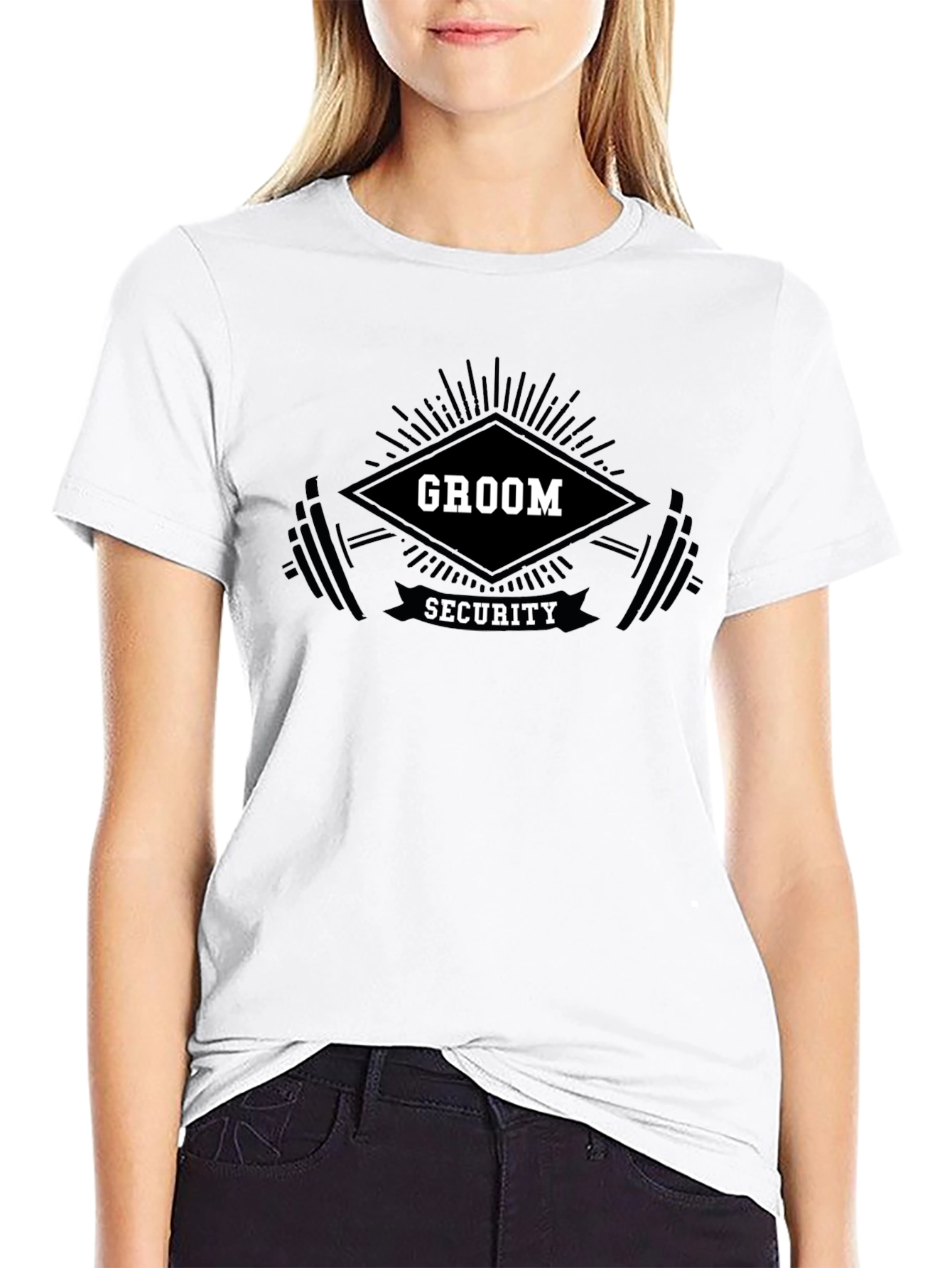 Groom Security T-Shirt Funny Wedding Party Tee