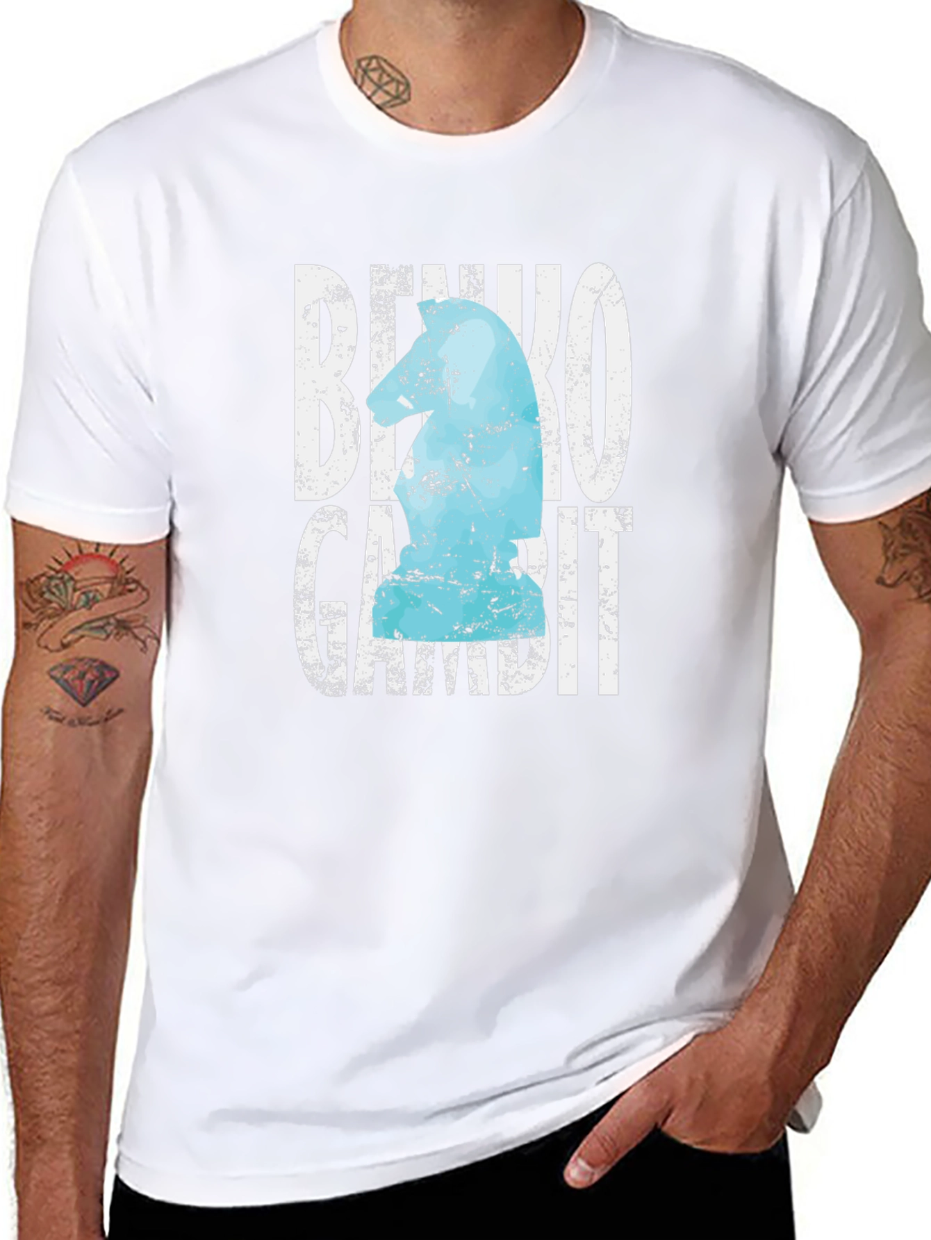 Benko Gambit Chess T-Shirt - Strategy and Style!