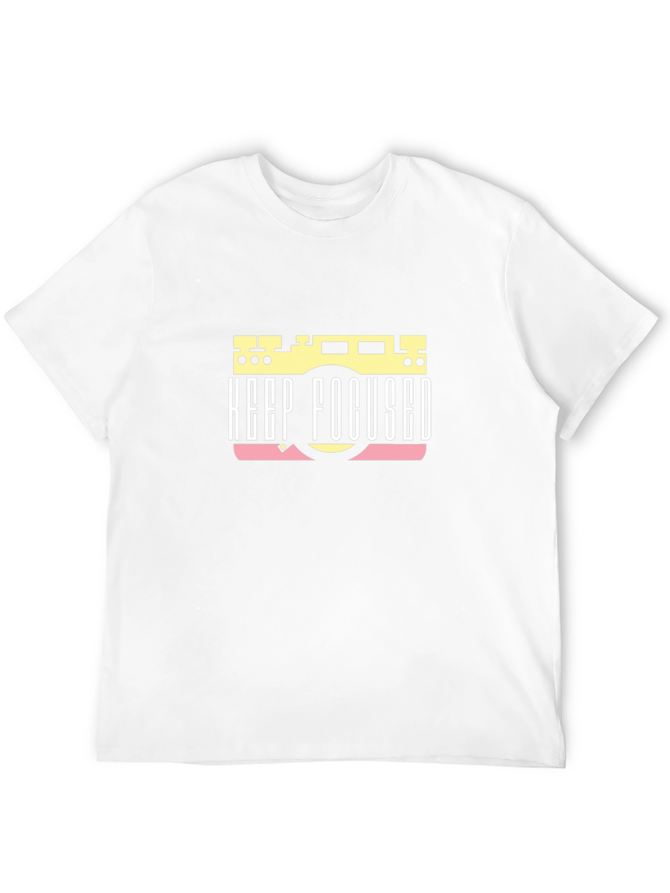 Keep Focused Graphic Tee - Black Cotton T-Shirt