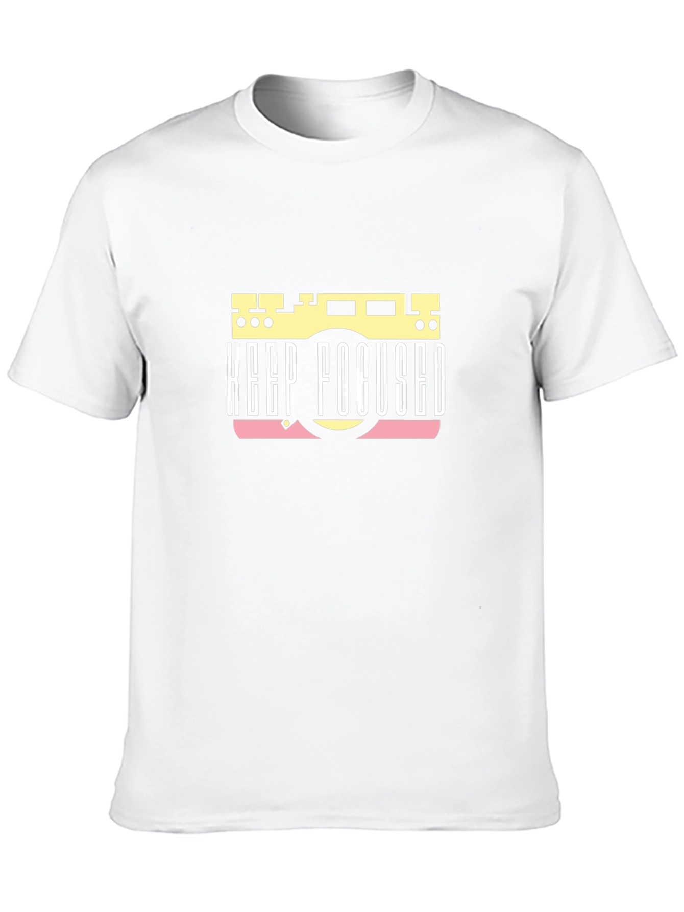 Keep Focused Graphic Tee - Black Cotton T-Shirt