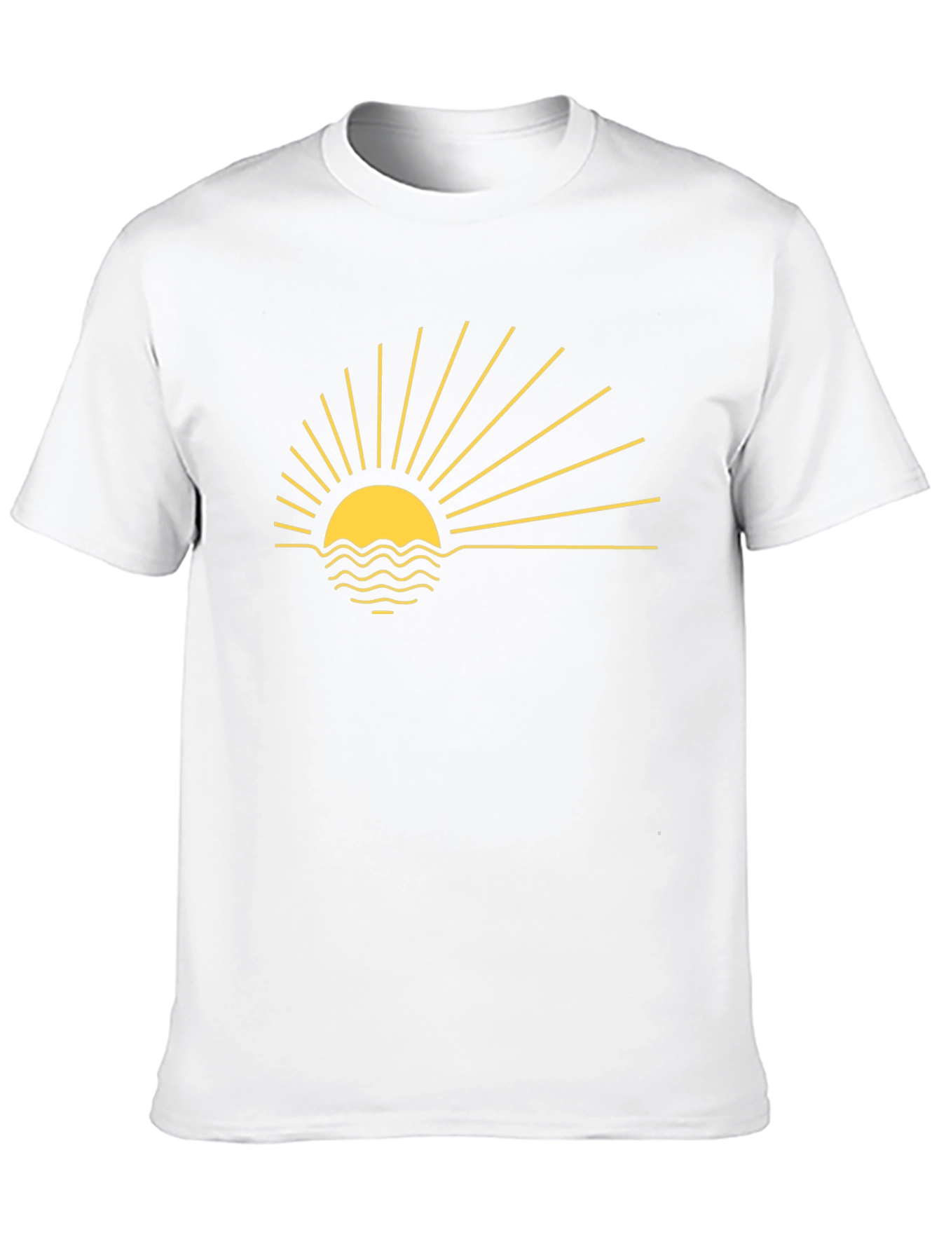 Sunrise Graphic Tee - Black Cotton Blend