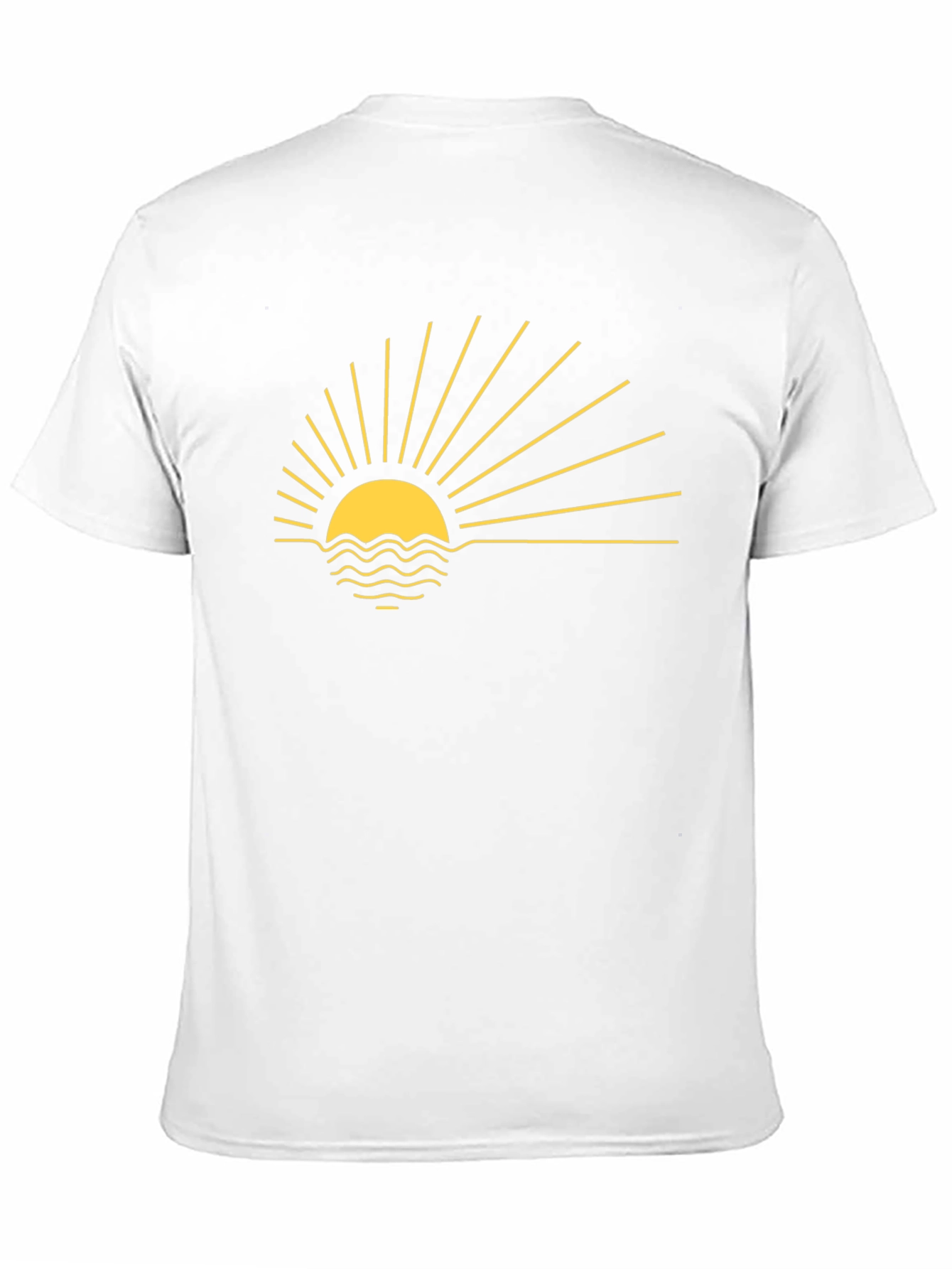 Sunrise Graphic Tee - Black Cotton Blend