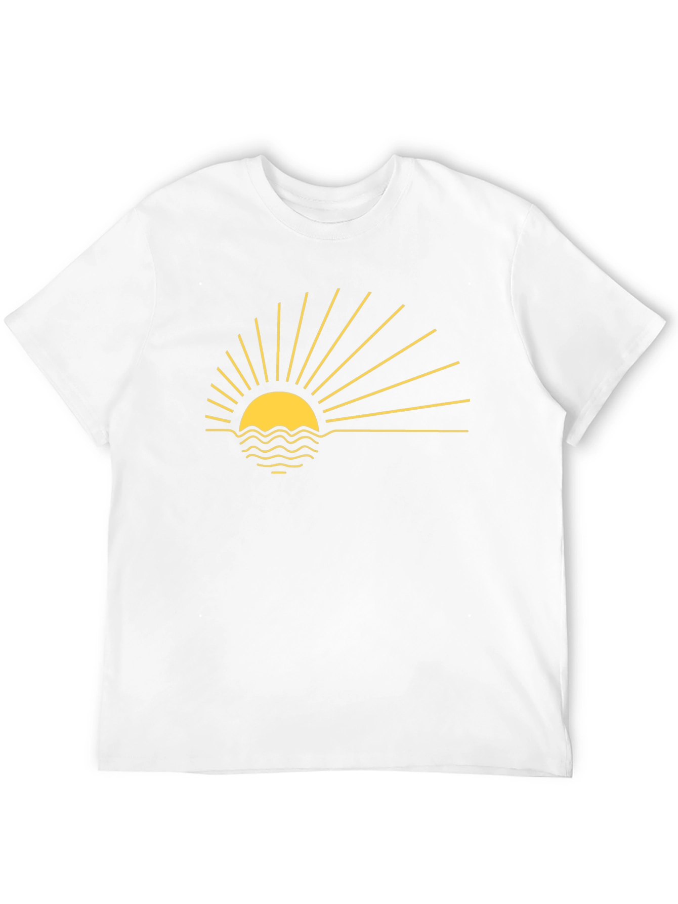 Sunrise Graphic Tee - Black Cotton Blend