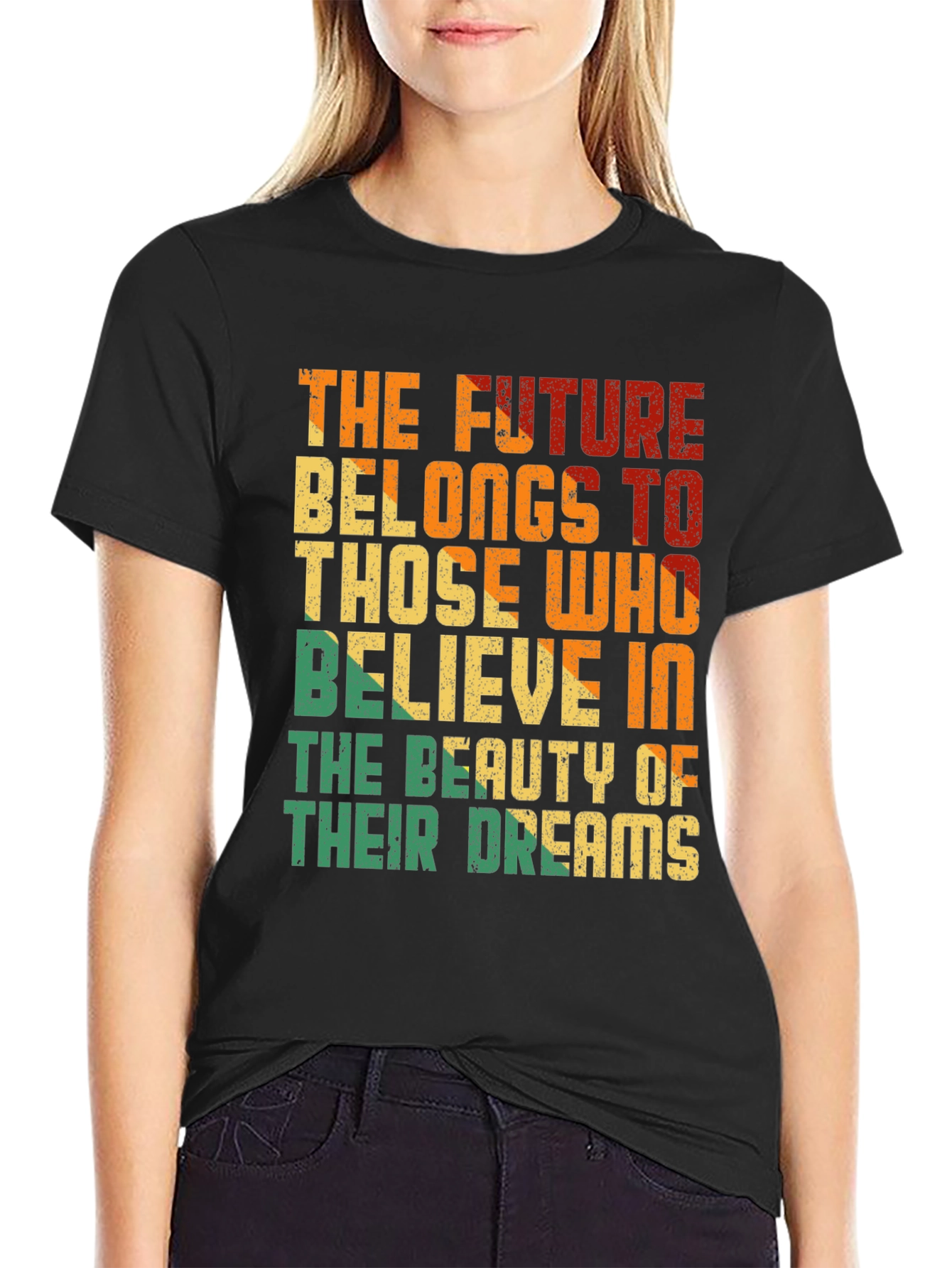 Inspirational Future Belongs Graphic T-Shirt