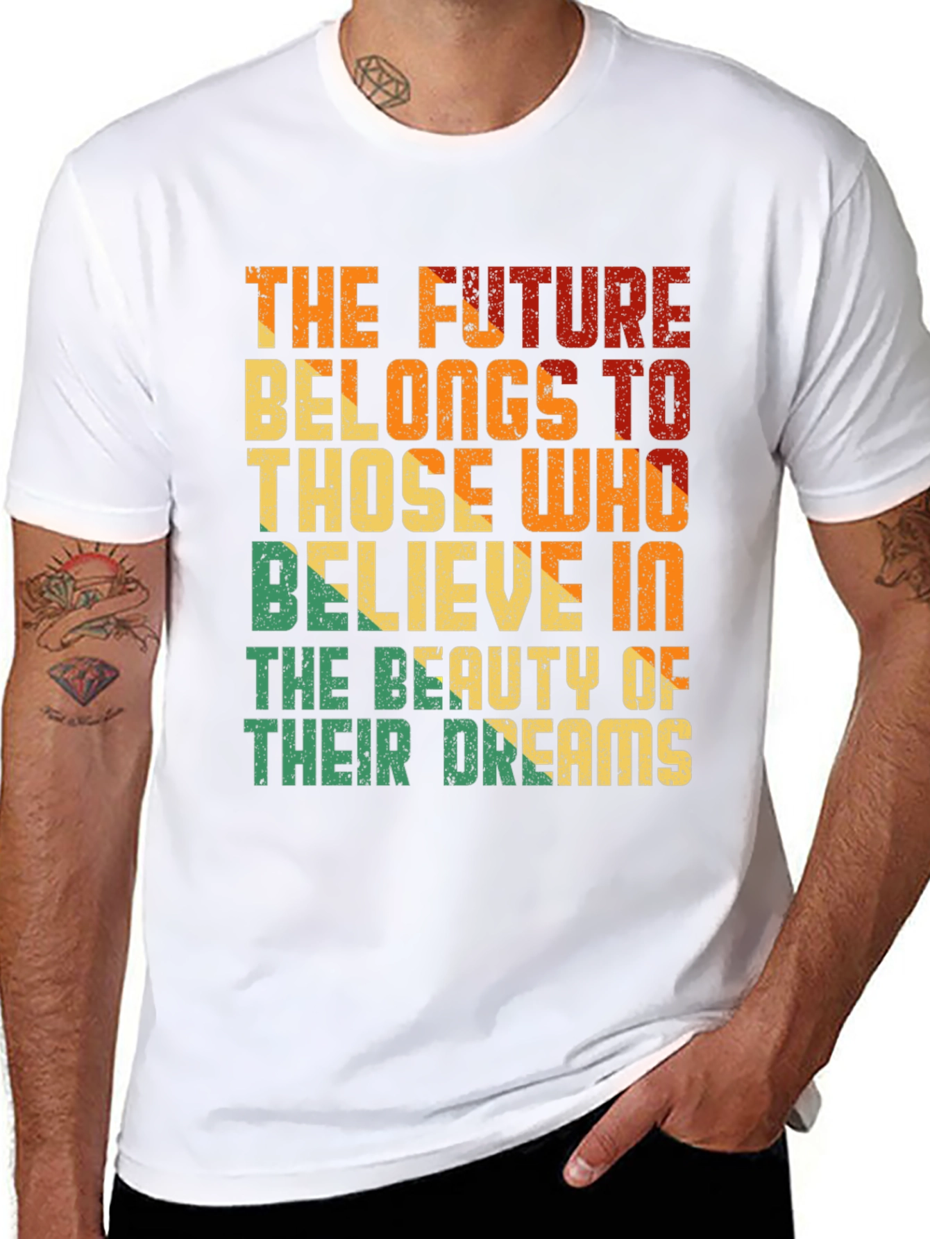 Inspirational Future Belongs Graphic T-Shirt