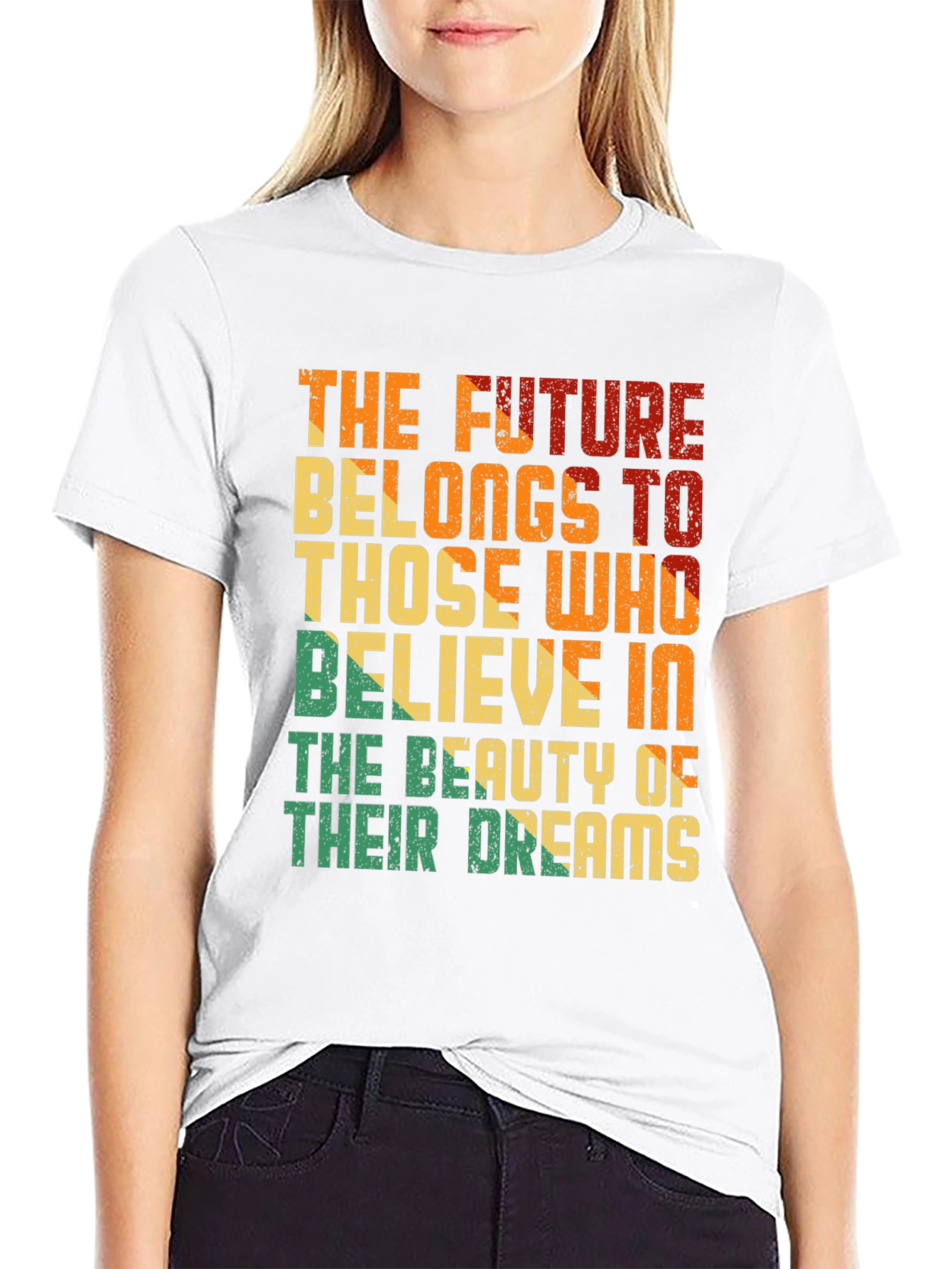 Inspirational Future Belongs Graphic T-Shirt