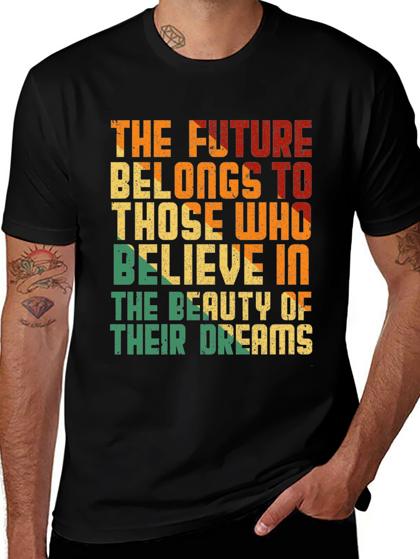 Inspirational Future Belongs Graphic T-Shirt