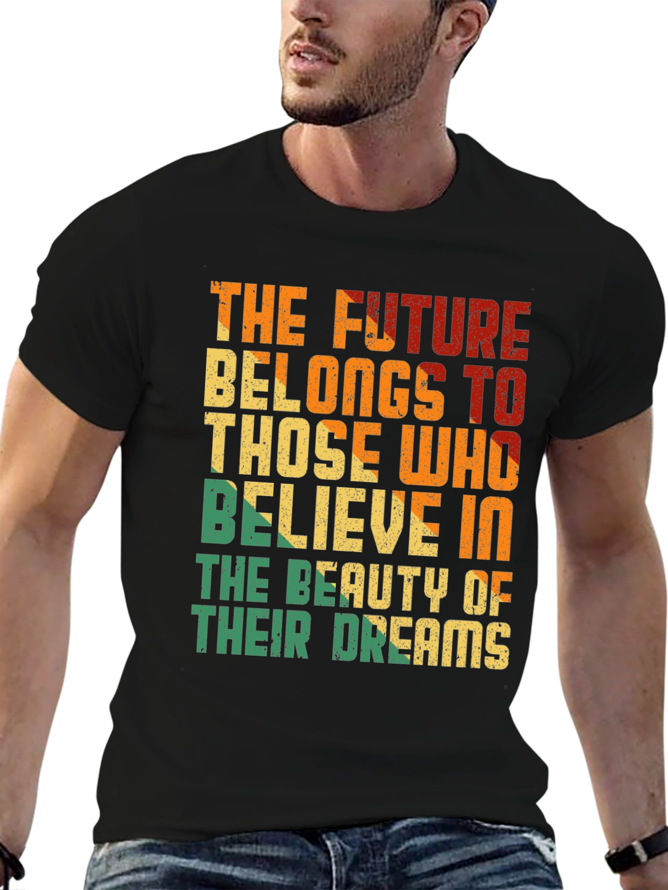 Inspirational Future Belongs Graphic T-Shirt