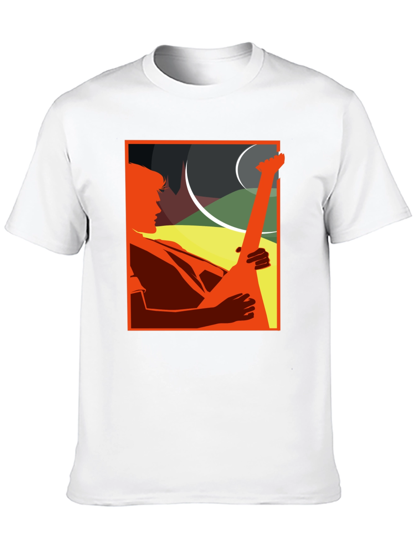 Guitar Player Graphic Tee - Cool Musician T-Shirt