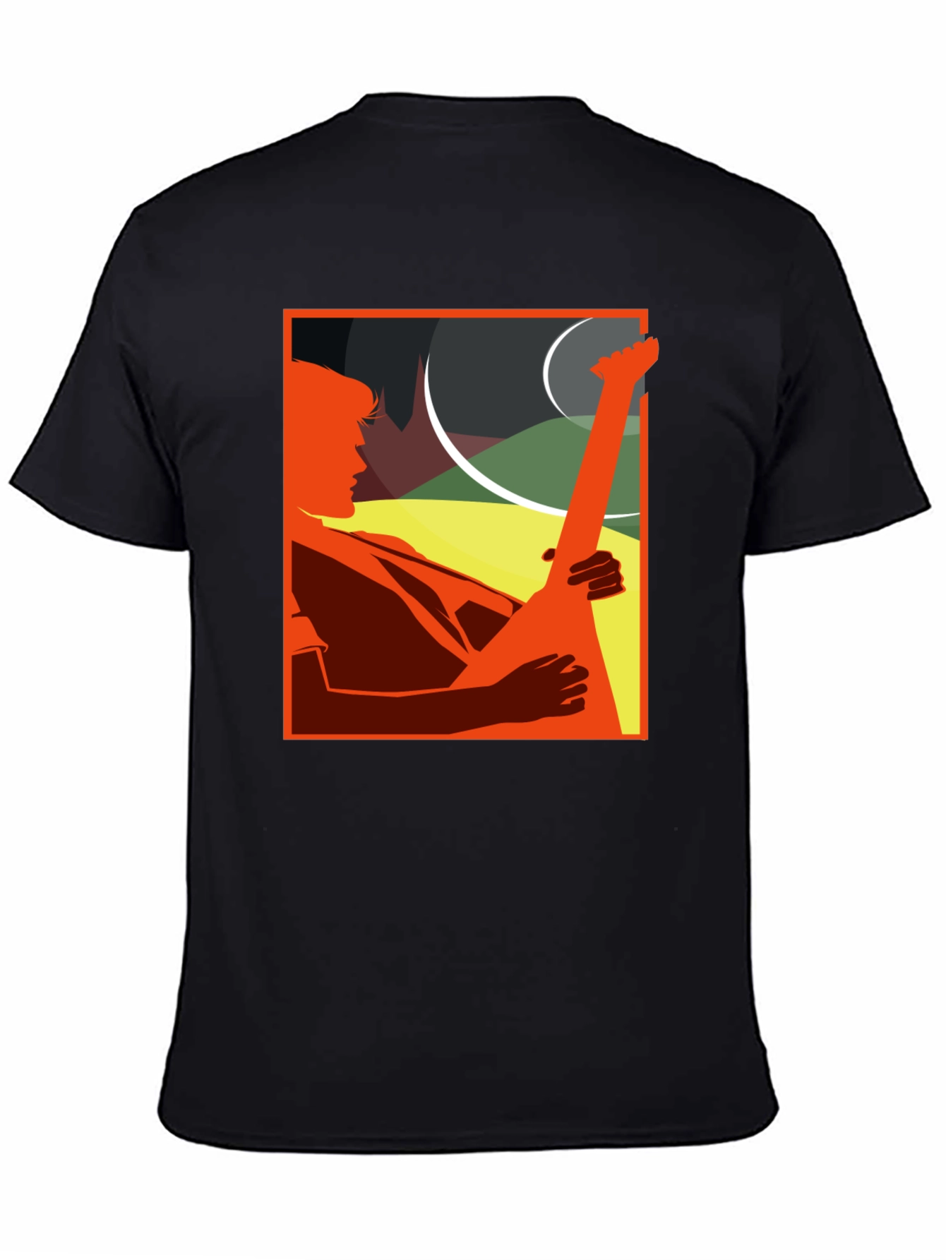 Guitar Player Graphic Tee - Cool Musician T-Shirt