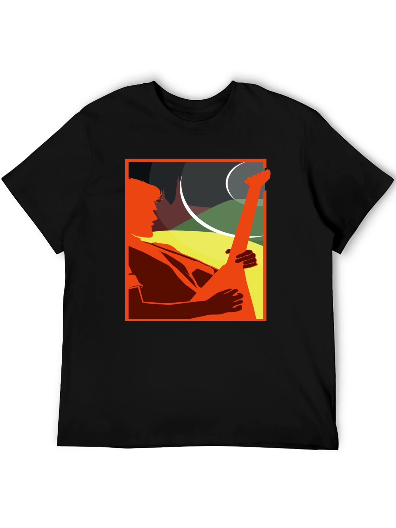 Guitar Player Graphic Tee - Cool Musician T-Shirt