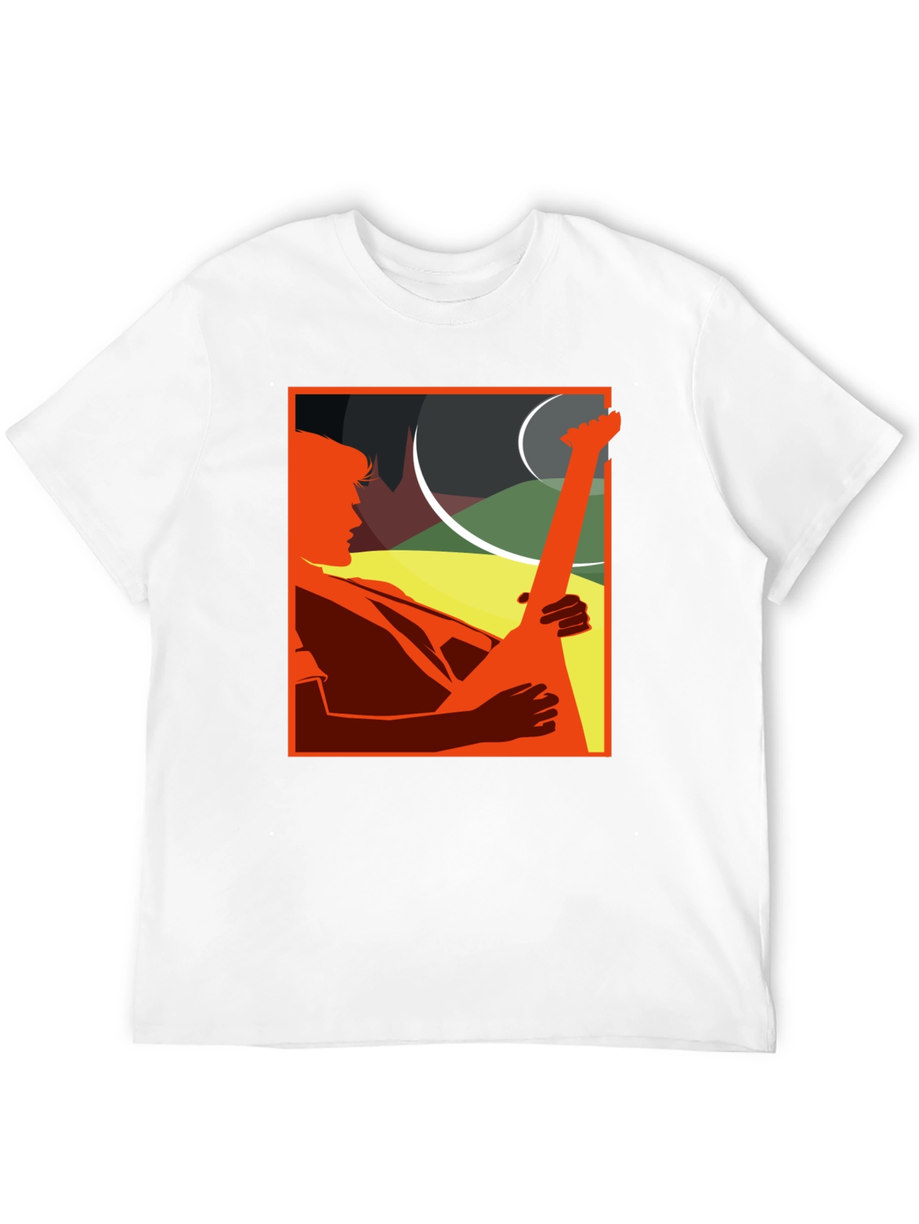 Guitar Player Graphic Tee - Cool Musician T-Shirt